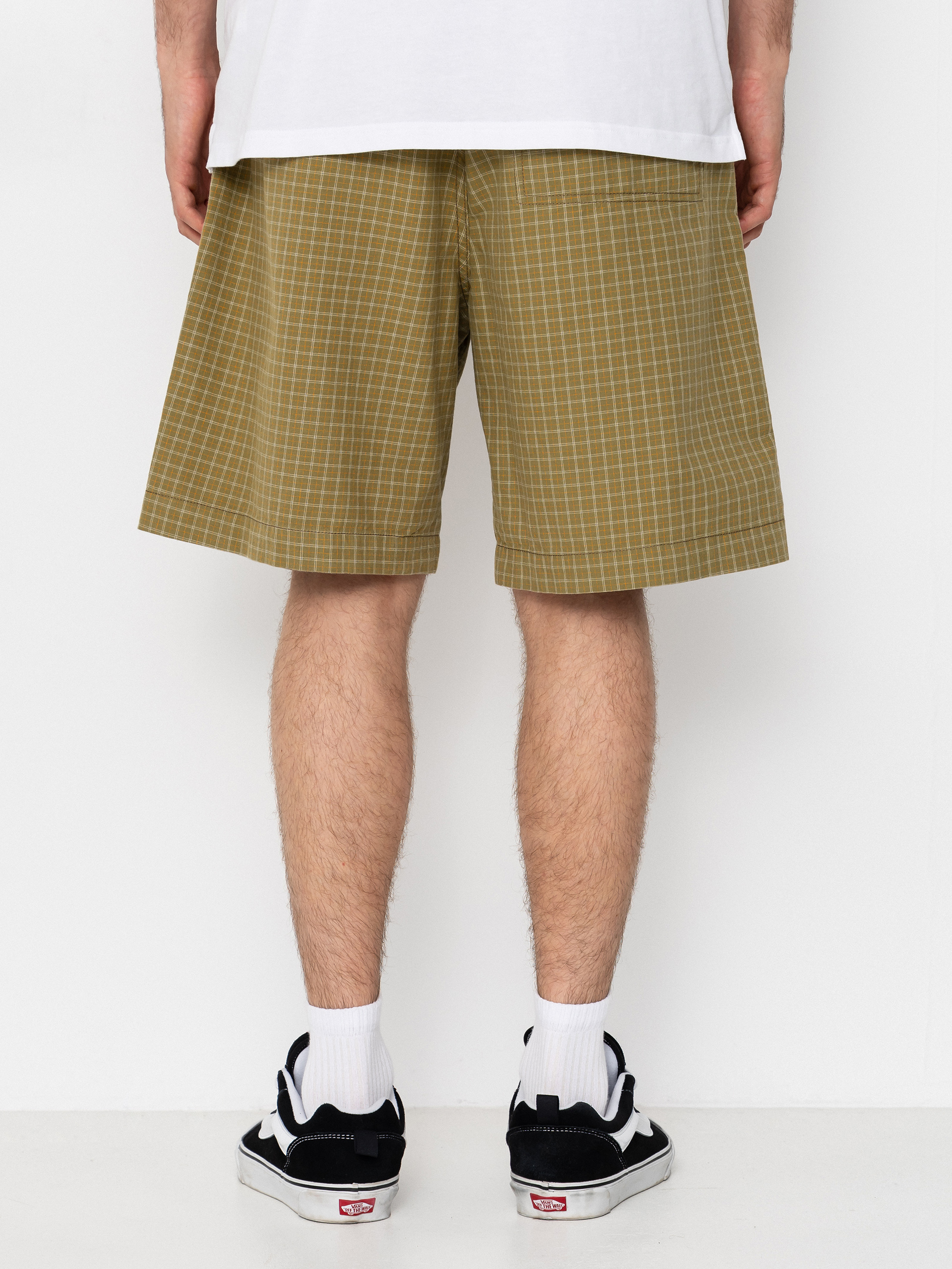 Къси панталони Polar Skate Hike Cotton (olive check)