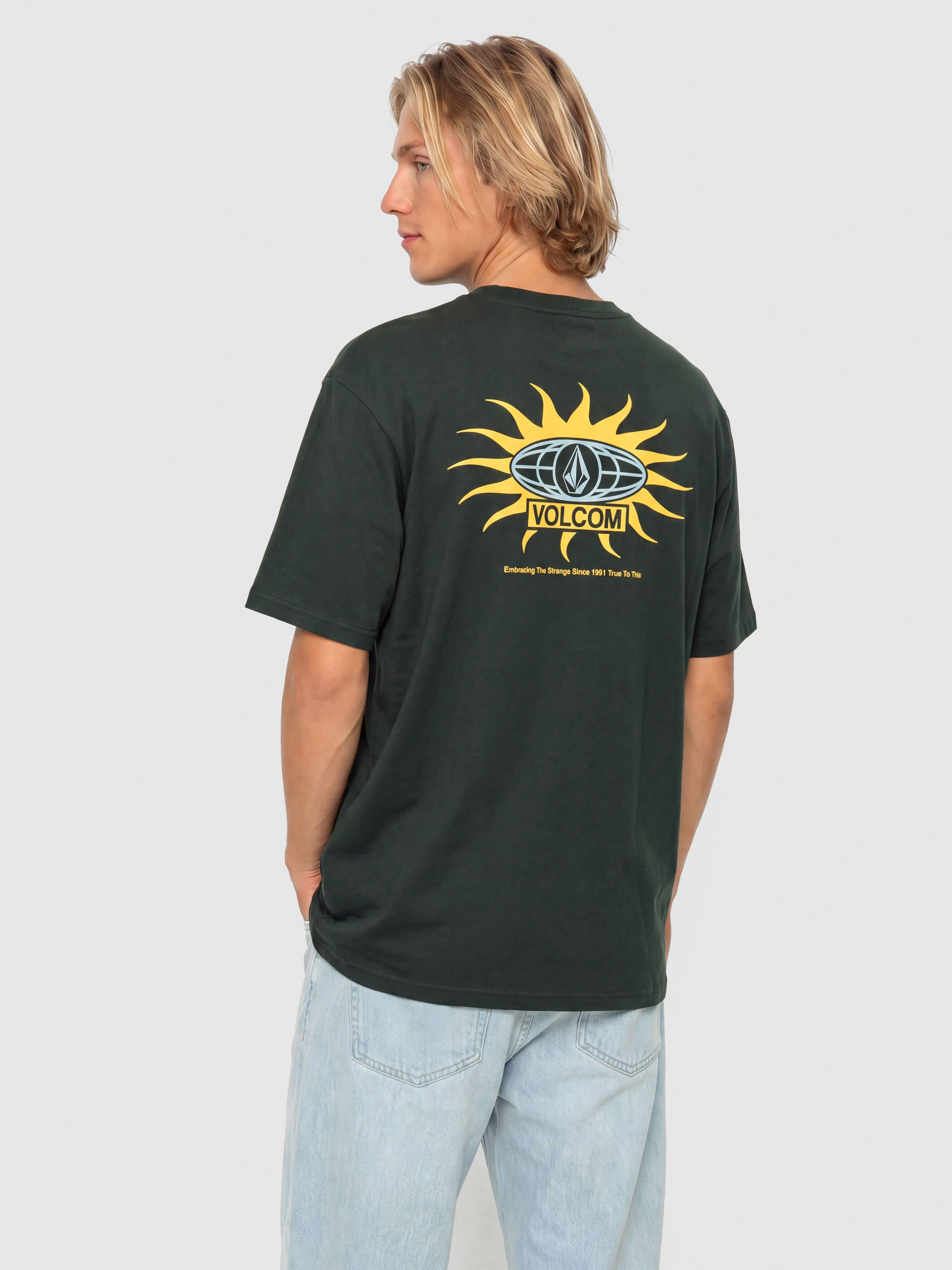 Тениска Volcom Sunlog Bsc (scarab)