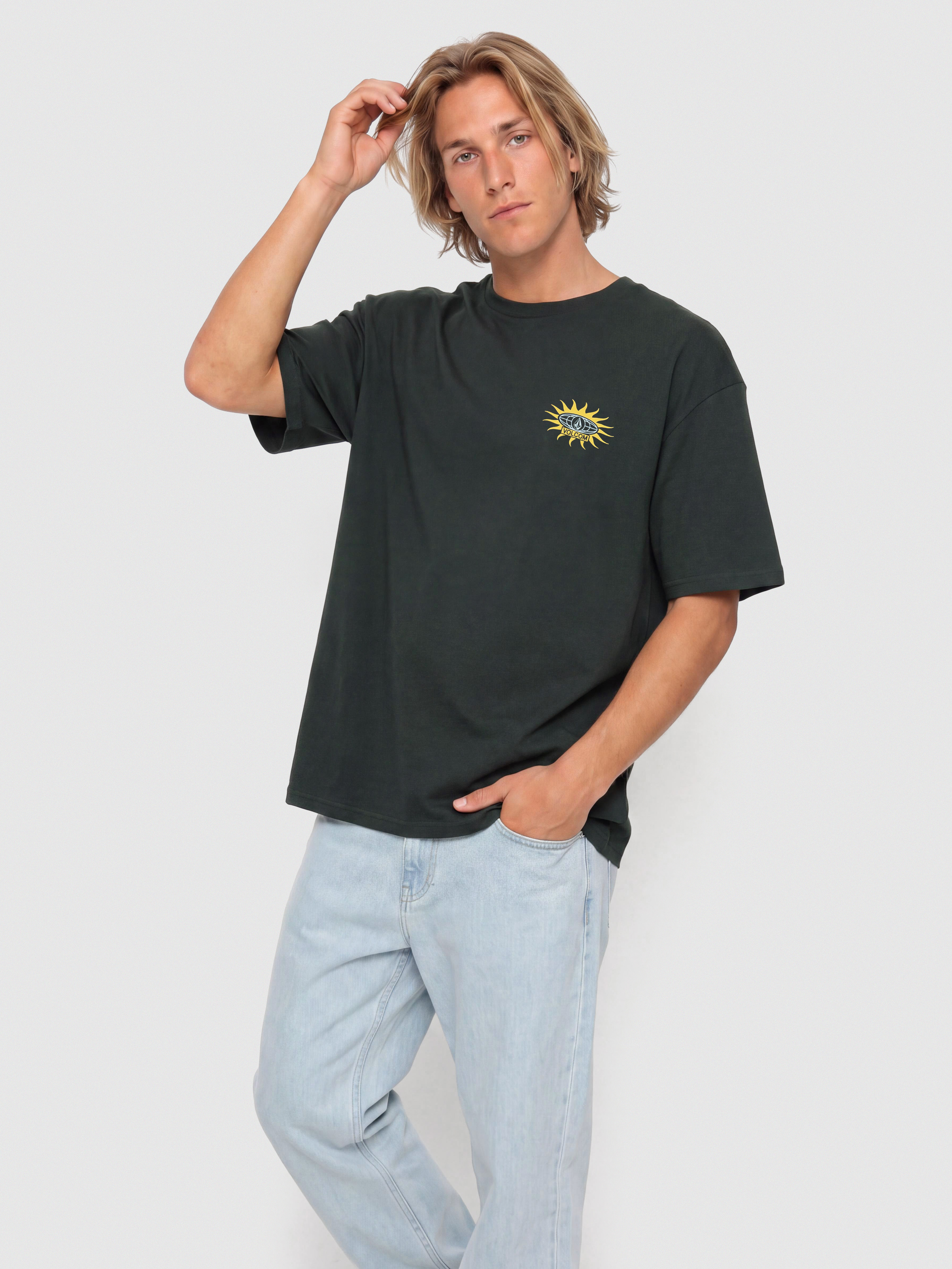 Тениска Volcom Sunlog Bsc (scarab)