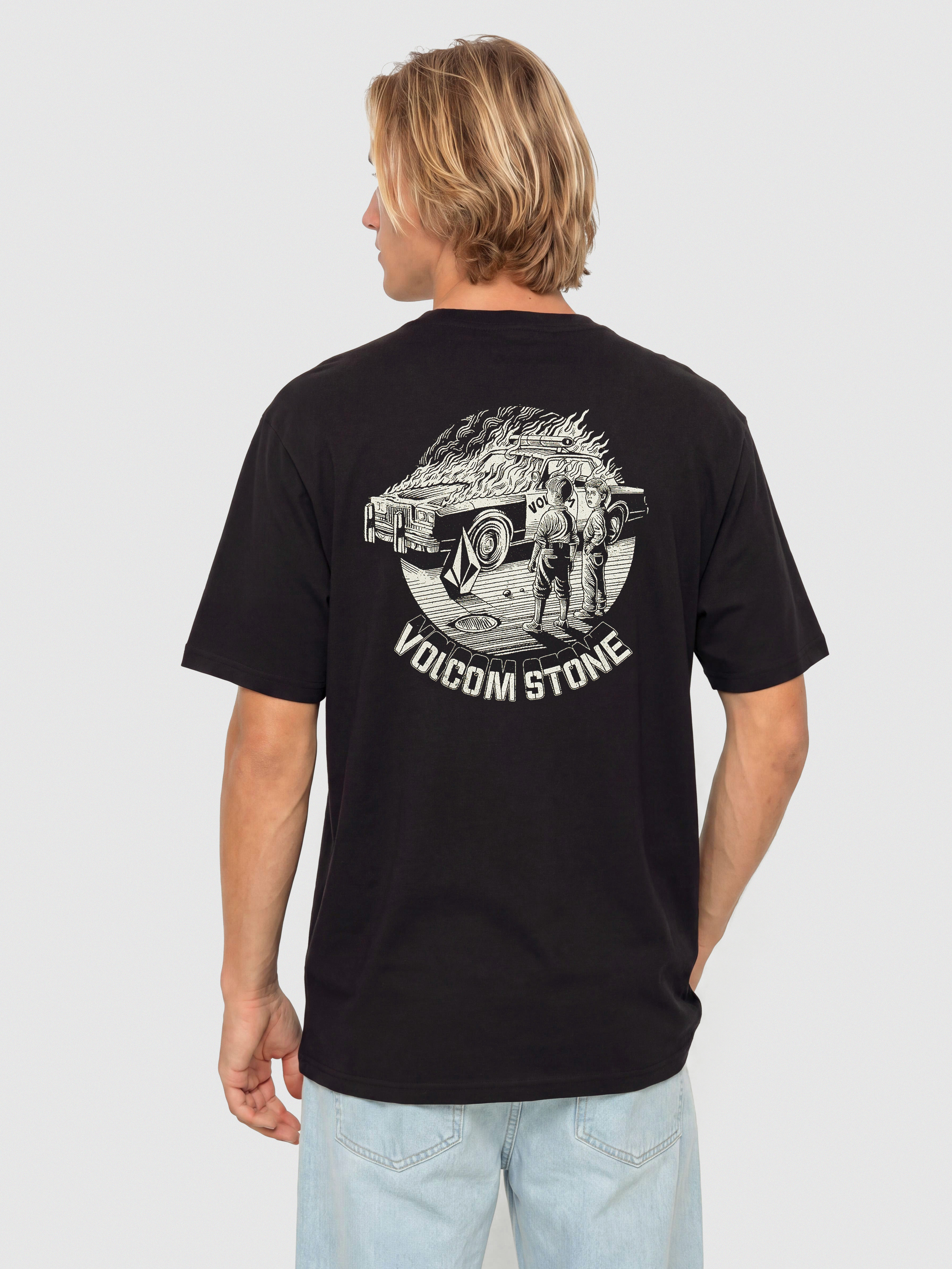 Тениска Volcom Firecar (black)
