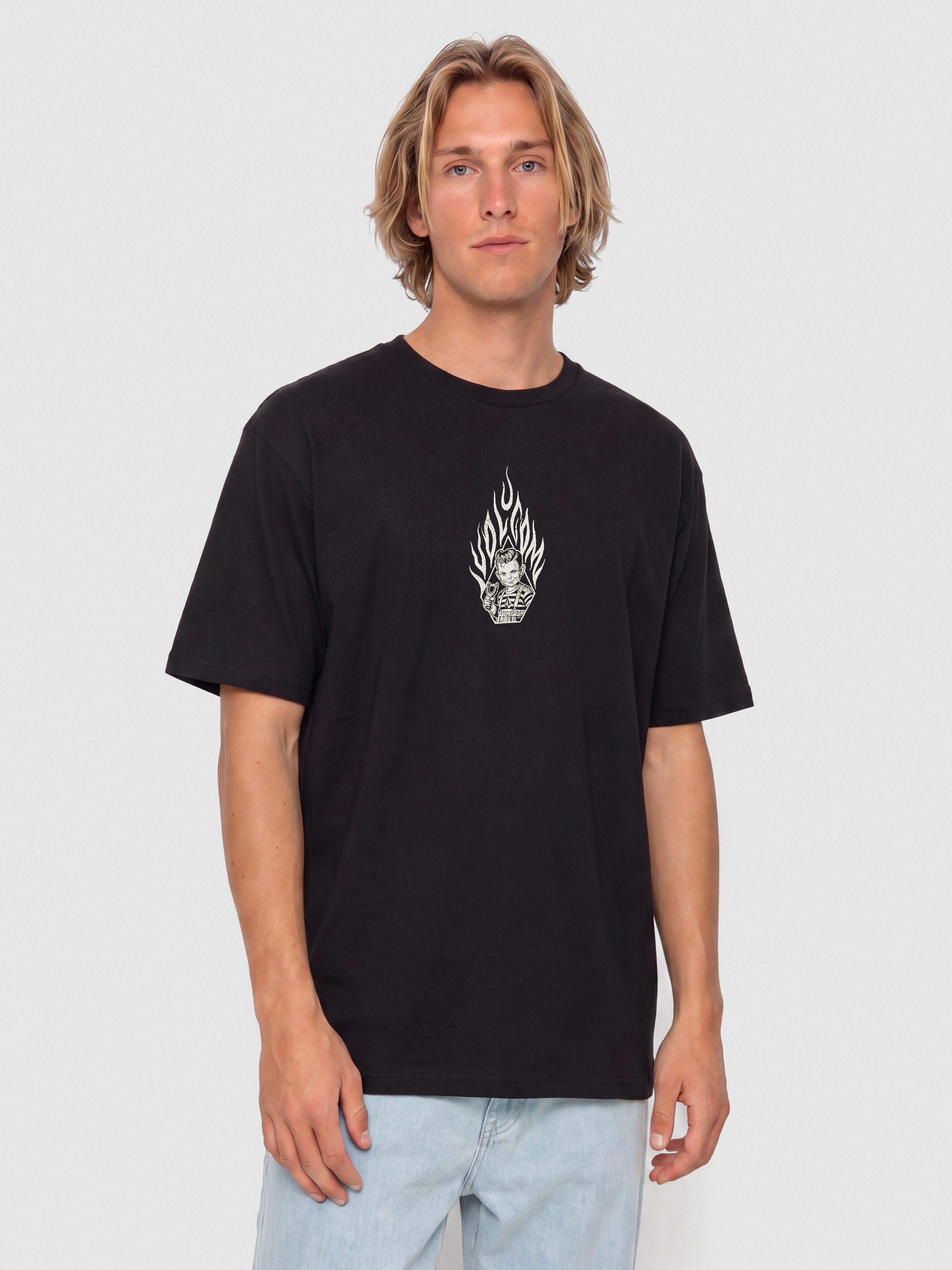 Тениска Volcom Firecar (black)