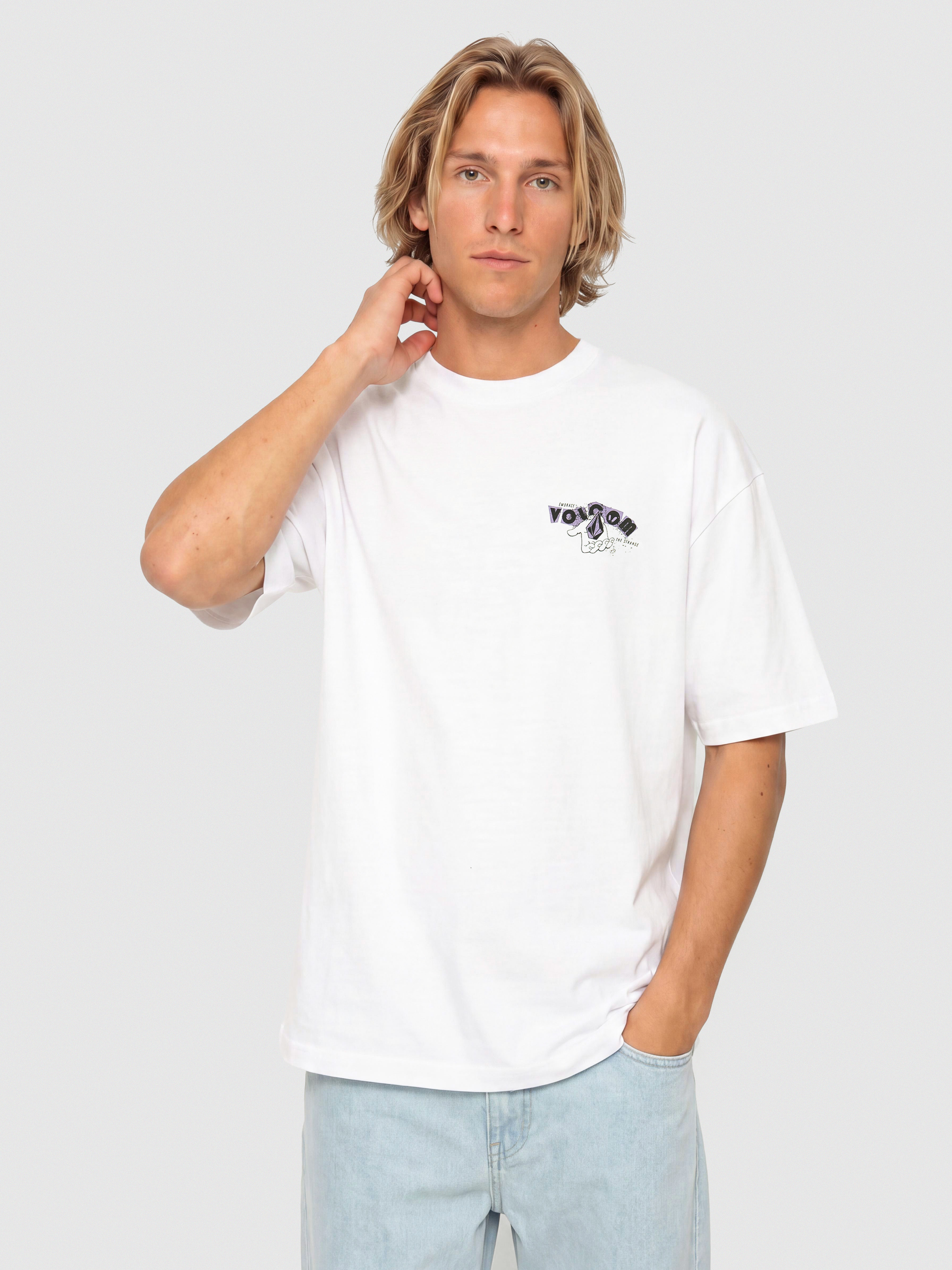 Тениска Volcom Stony Ball Bsc (white)