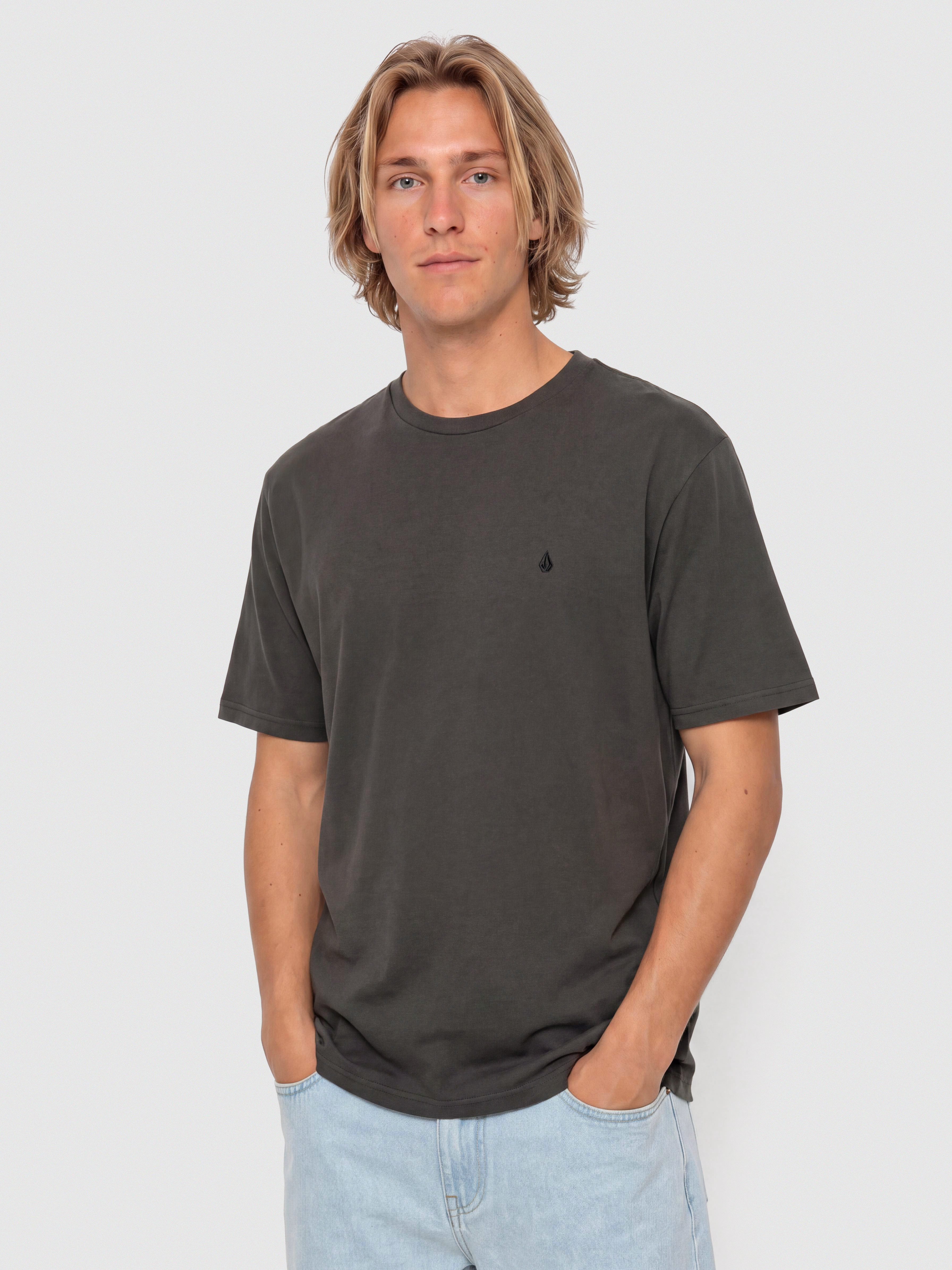Тениска Volcom Solid Stone Emb (black)