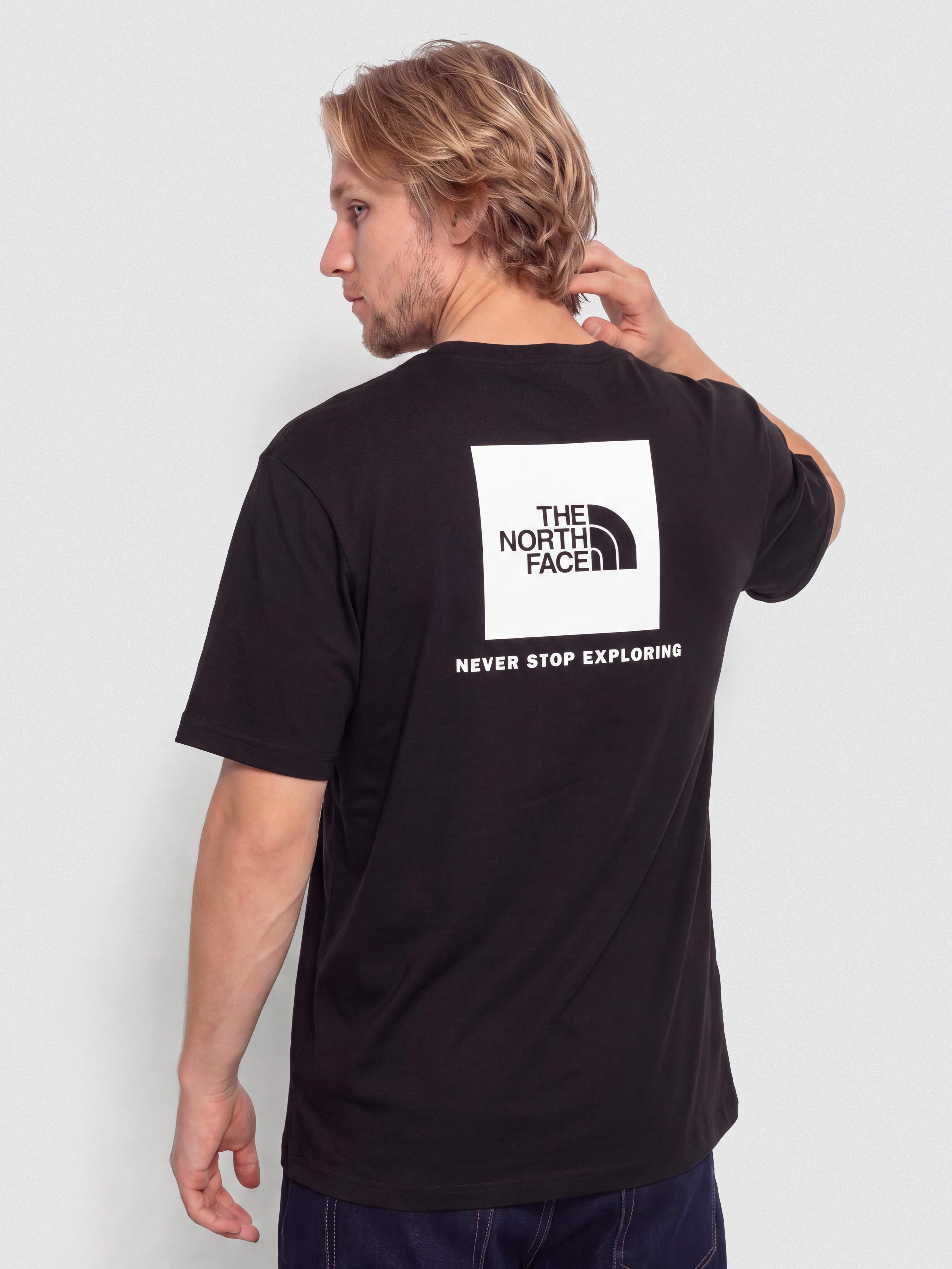 Тениска The North Face Evolution Box Nse (tnf black/tnf white)