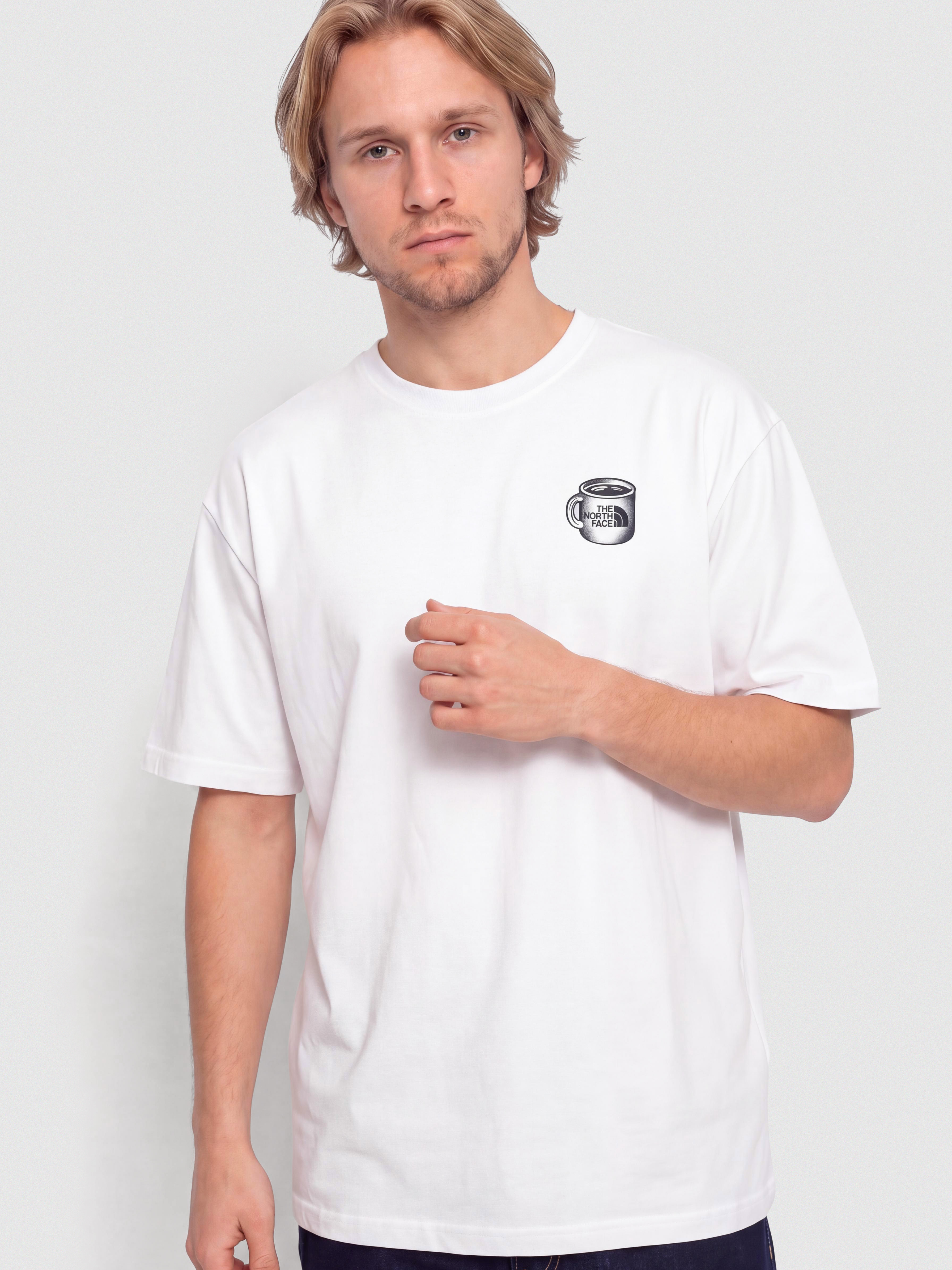 Тениска The North Face Basecamp Barista Relaxed (tnf white/summit navy)
