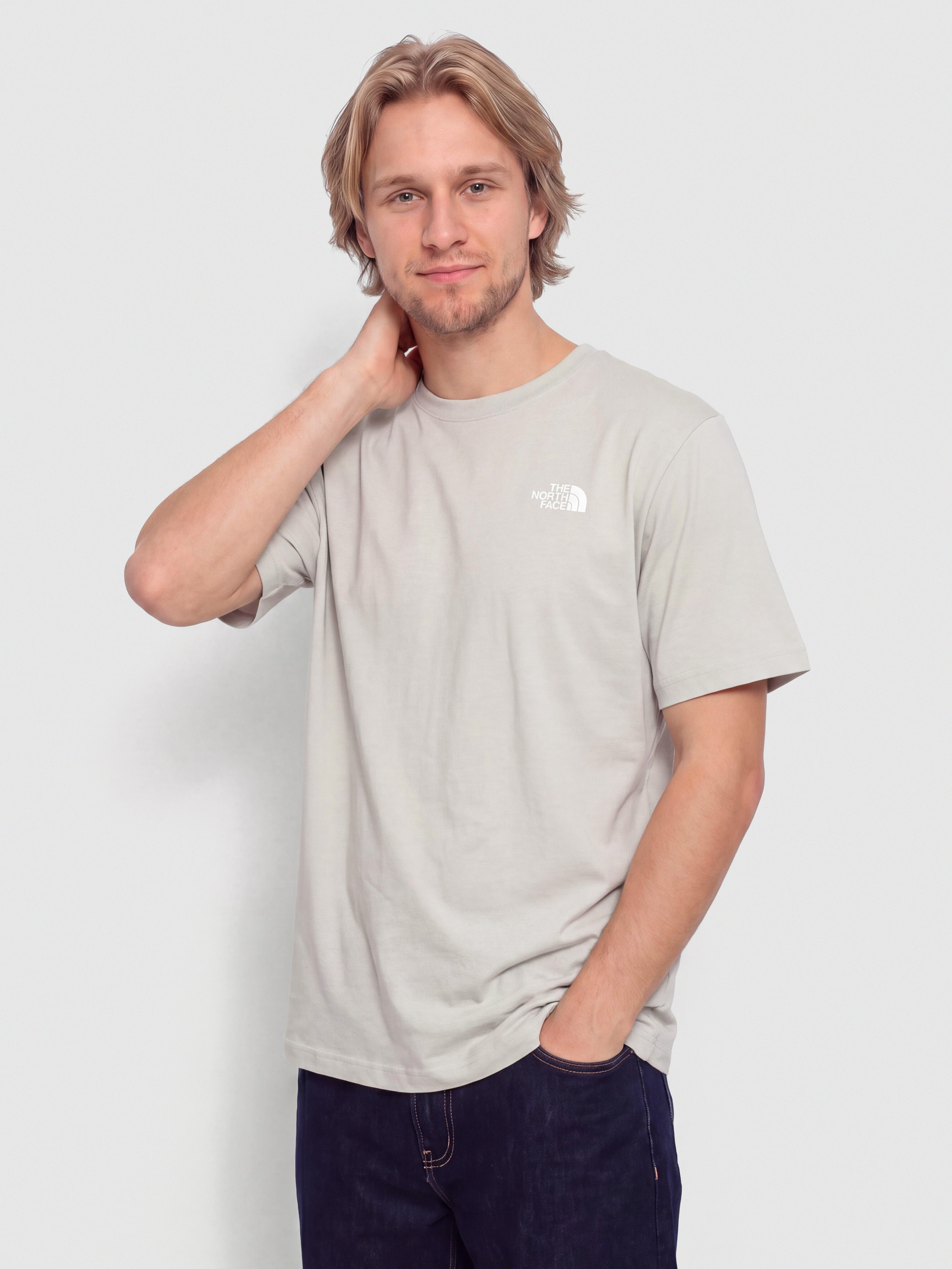 Тениска The North Face Evolution Box Nse (cumulus cloud)