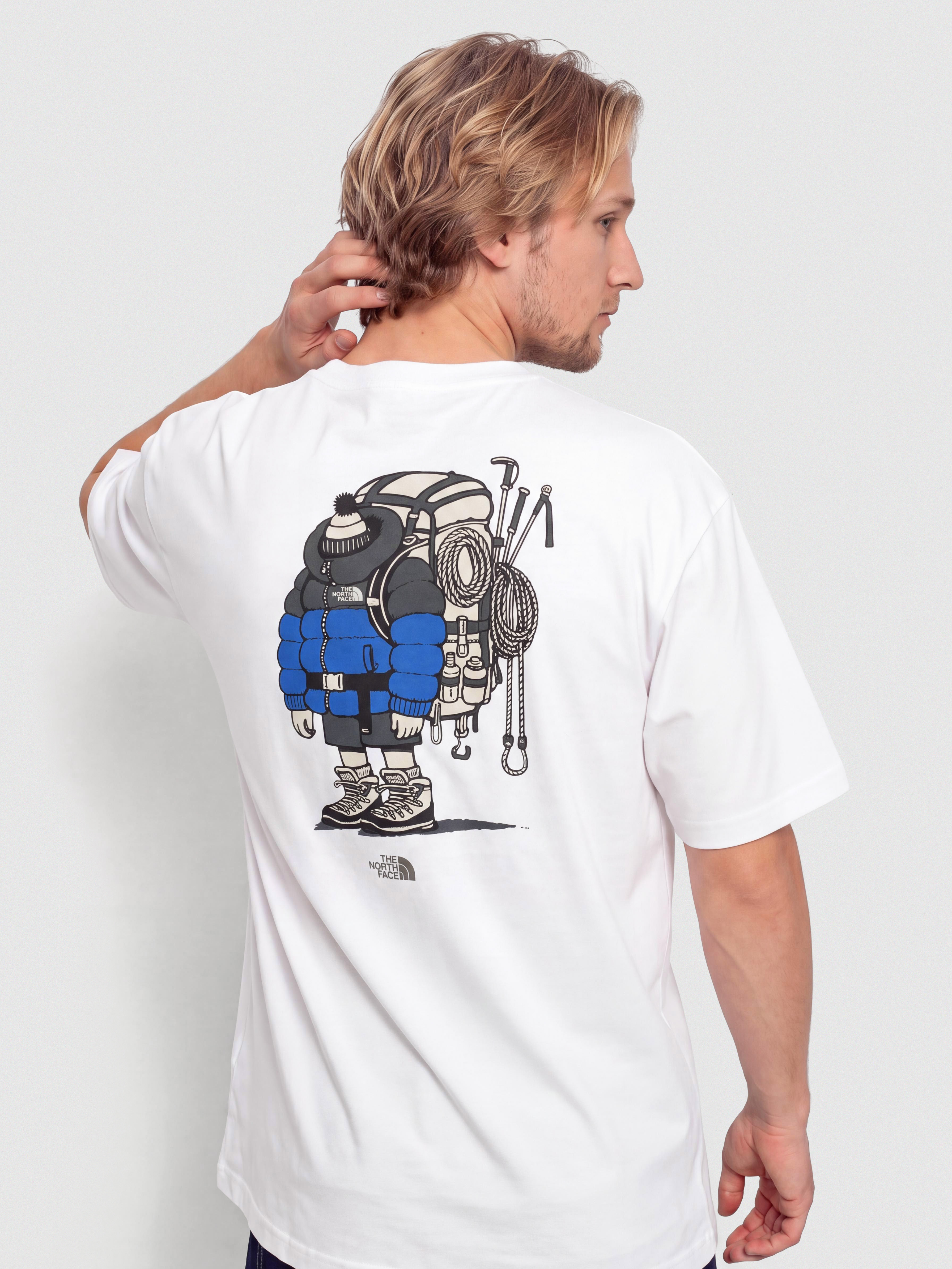 Тениска The North Face Gear Up Get Out Relaxed (tnf white)
