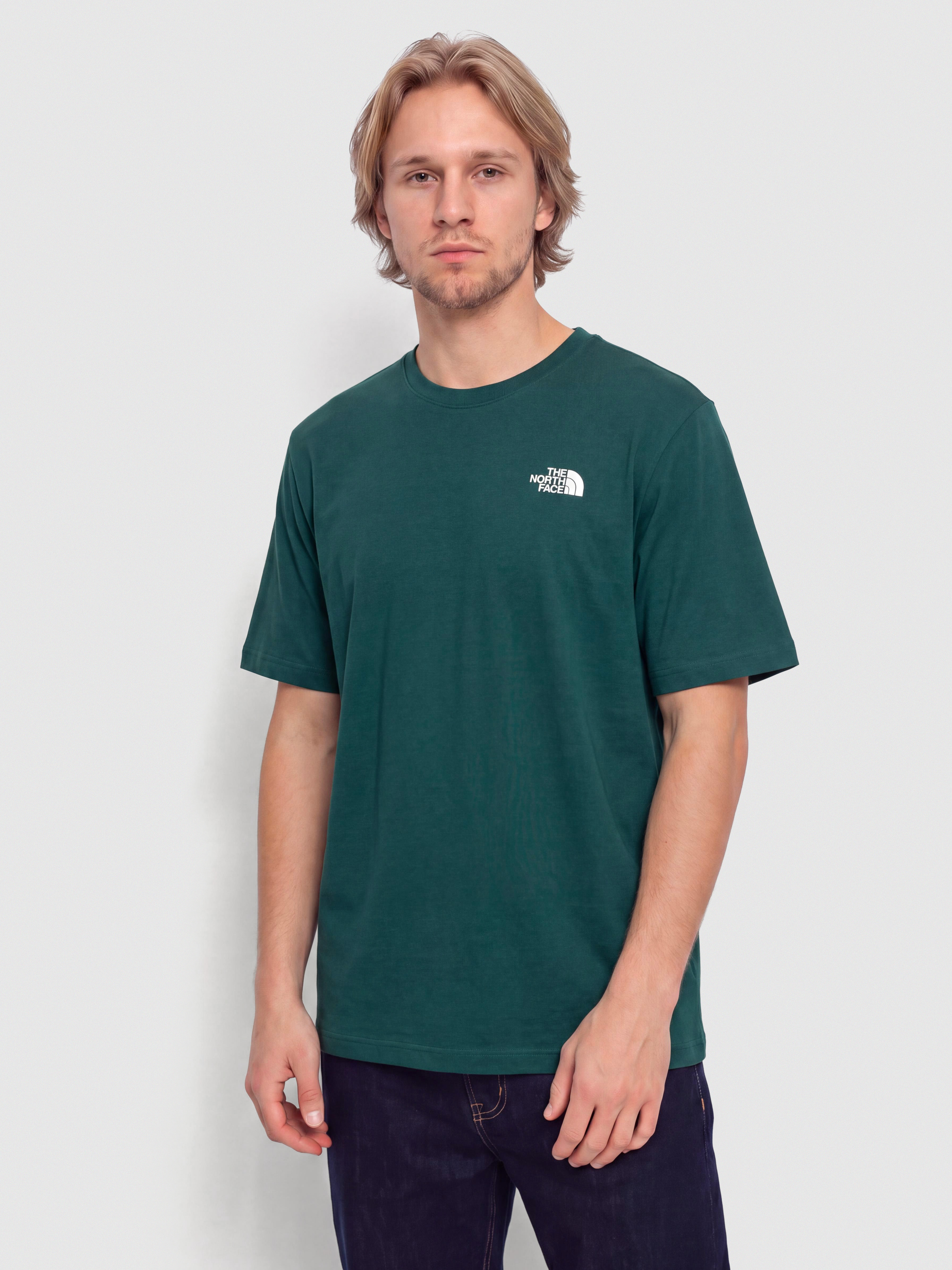 Тениска The North Face Evolution Box Nse (pacific teal)