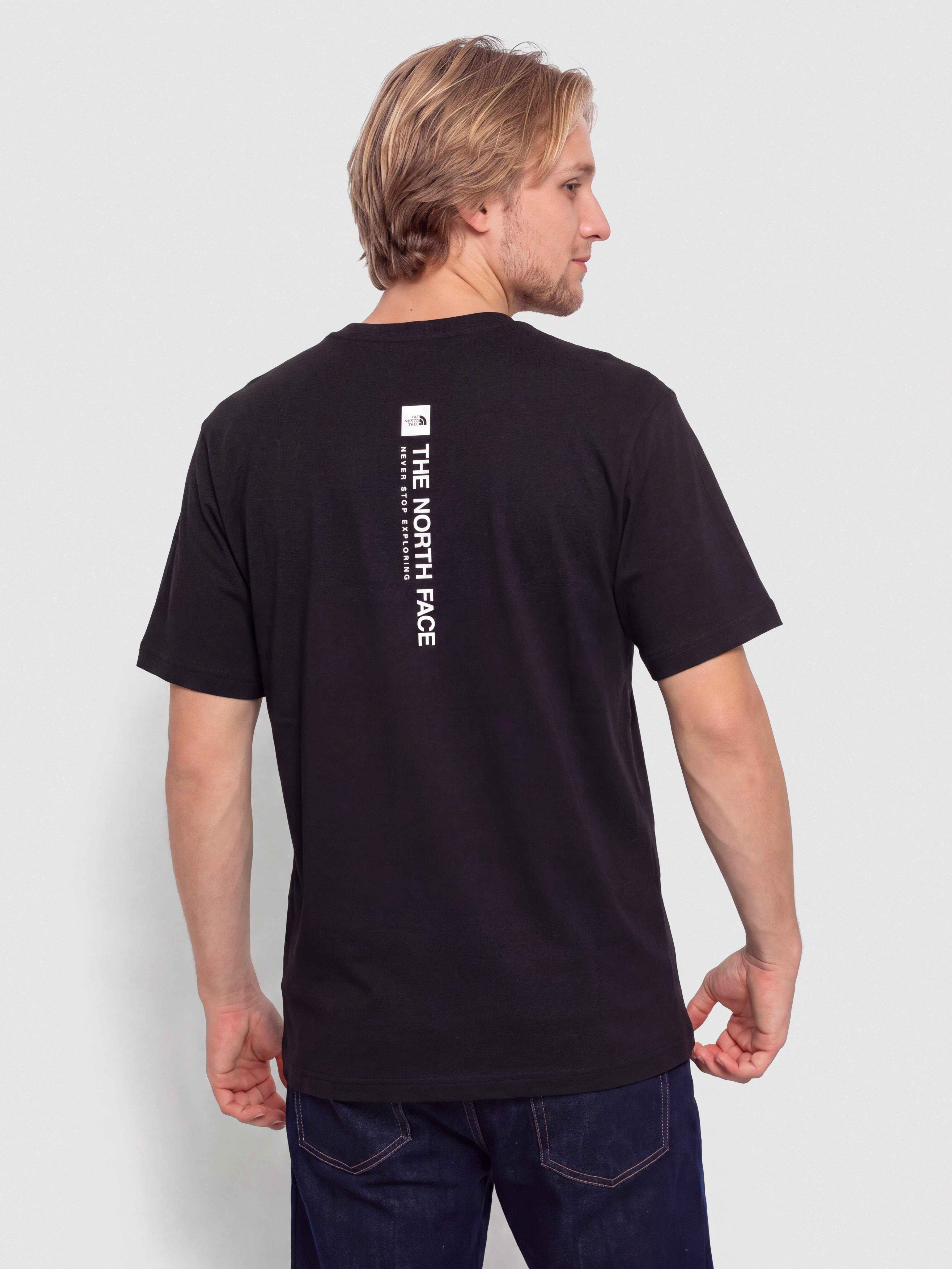 Тениска The North Face Vertical Regular (tnf black)