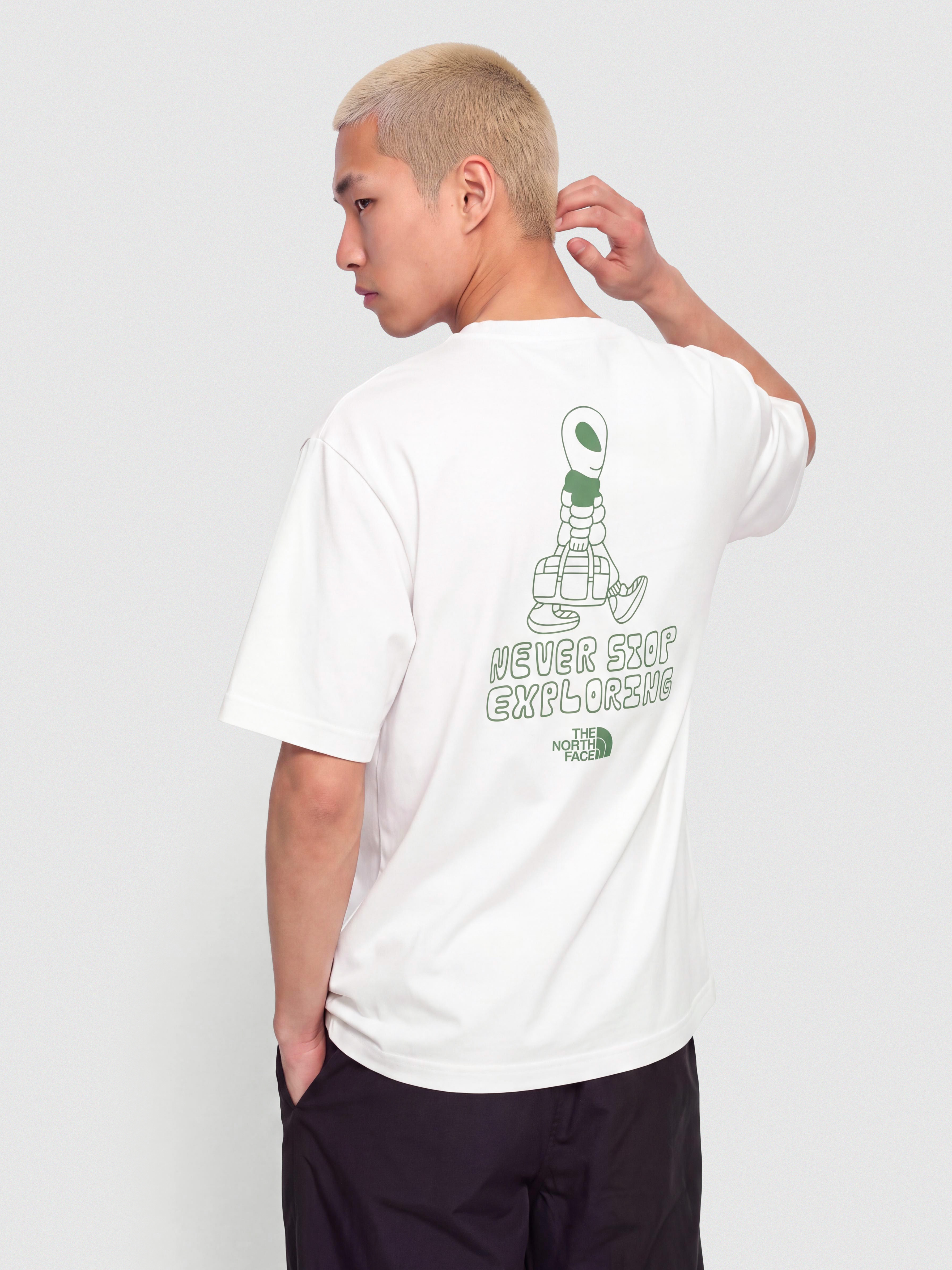 Тениска The North Face Alien Relaxed (tnf white)