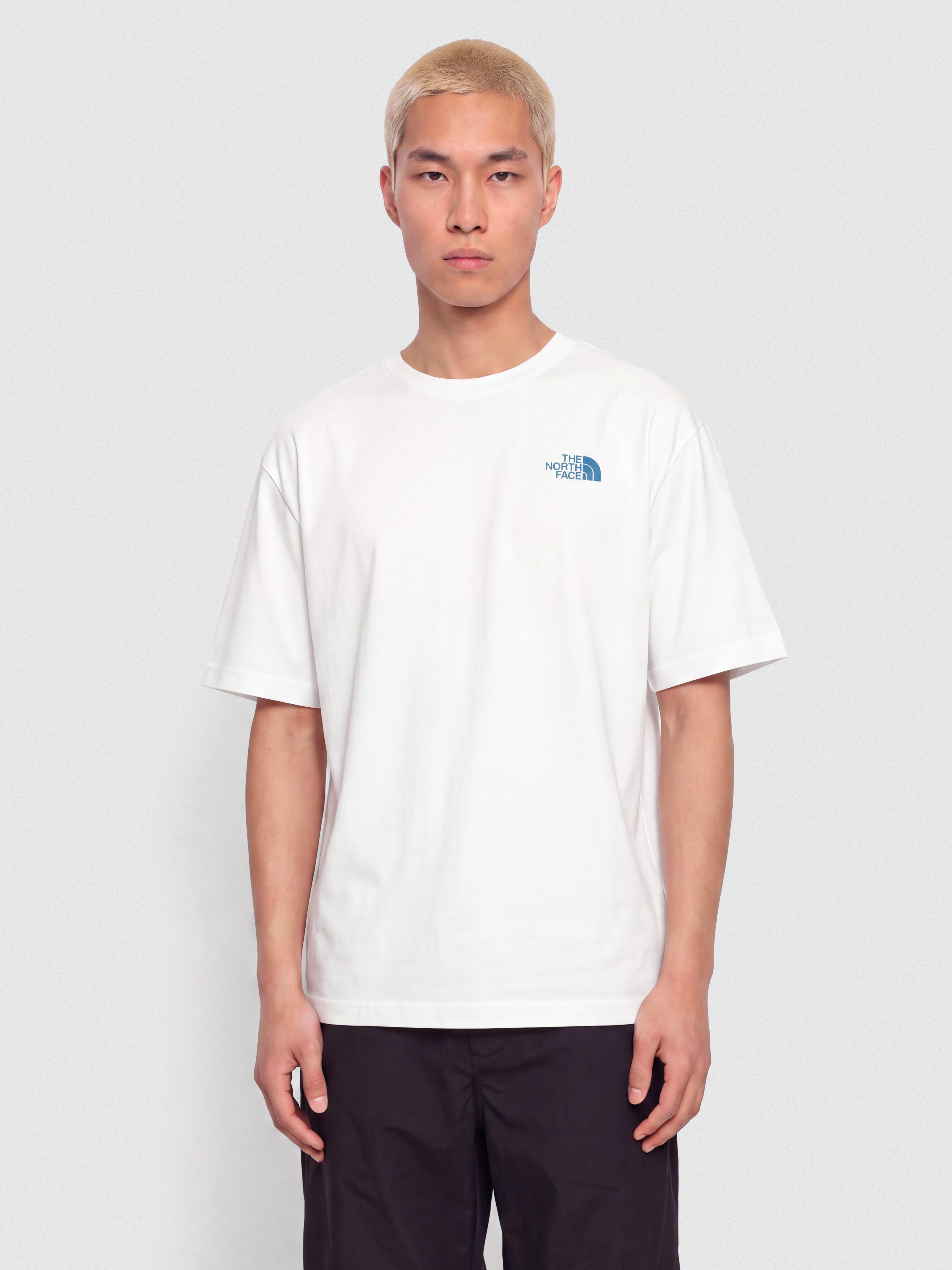 Тениска The North Face Liquid Box Nse Oversize (tnf white)