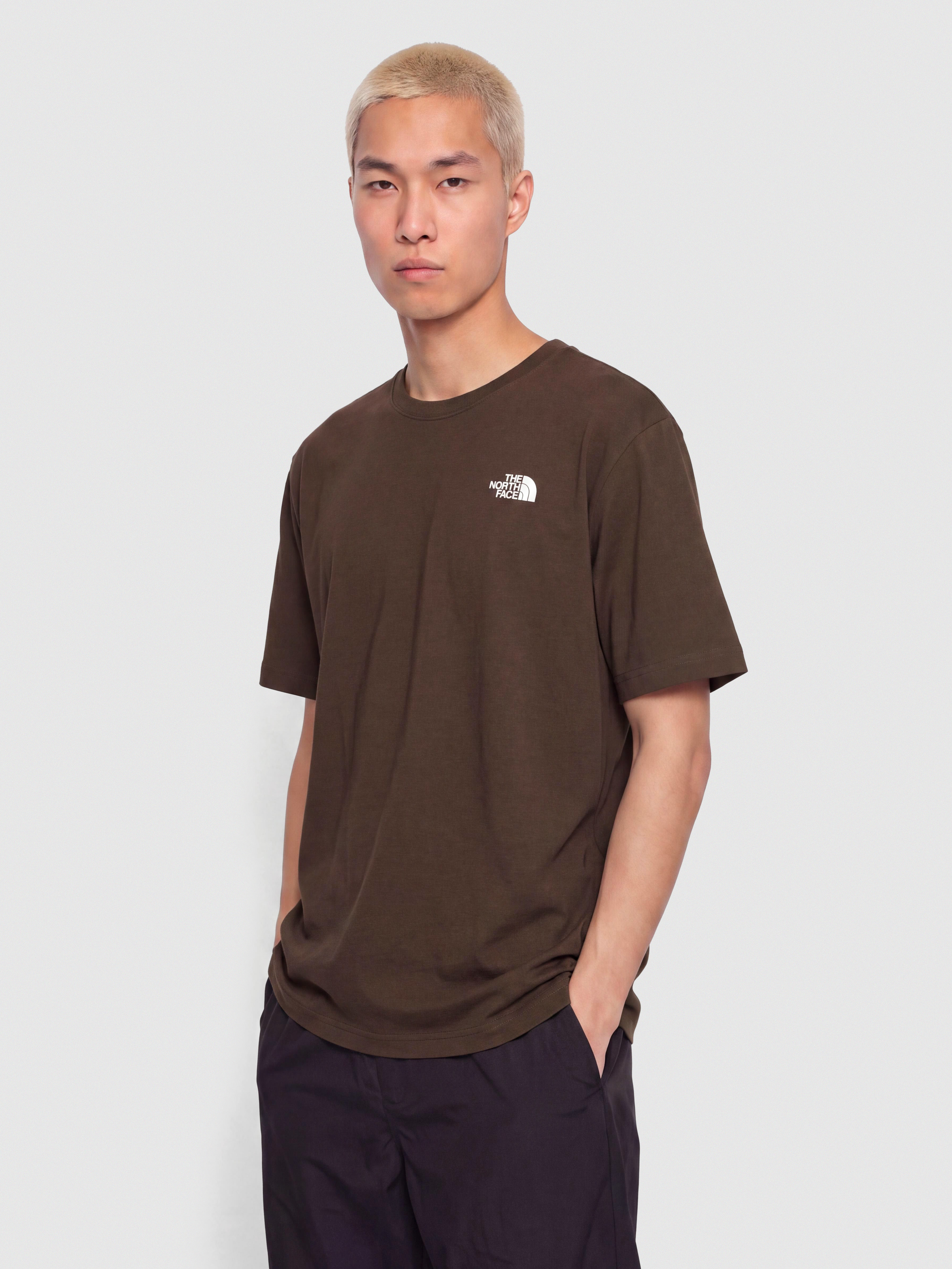 Тениска The North Face Evolution Simple Dome (dark chestnut)