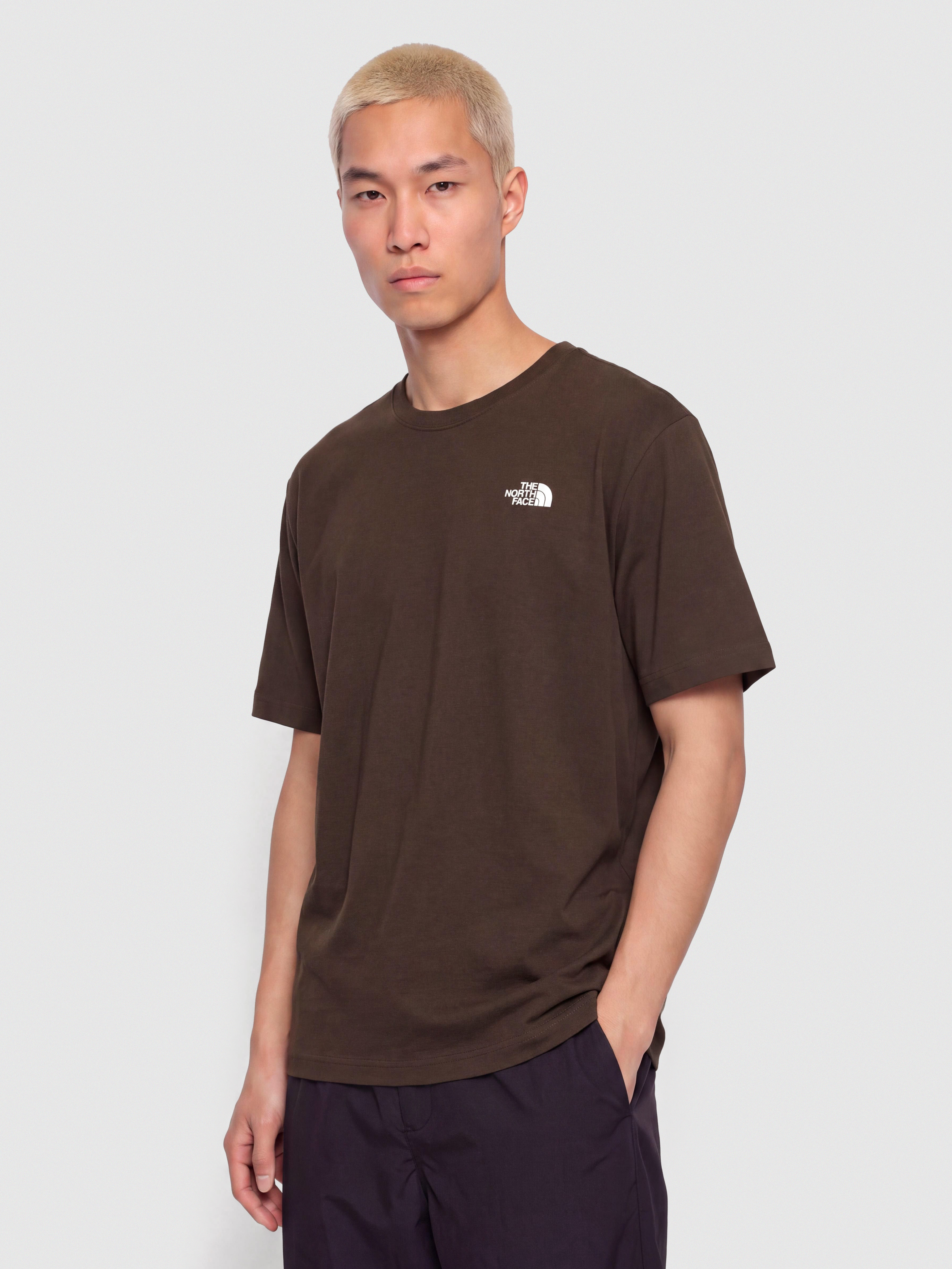 Тениска The North Face Evolution Simple Dome (dark chestnut)