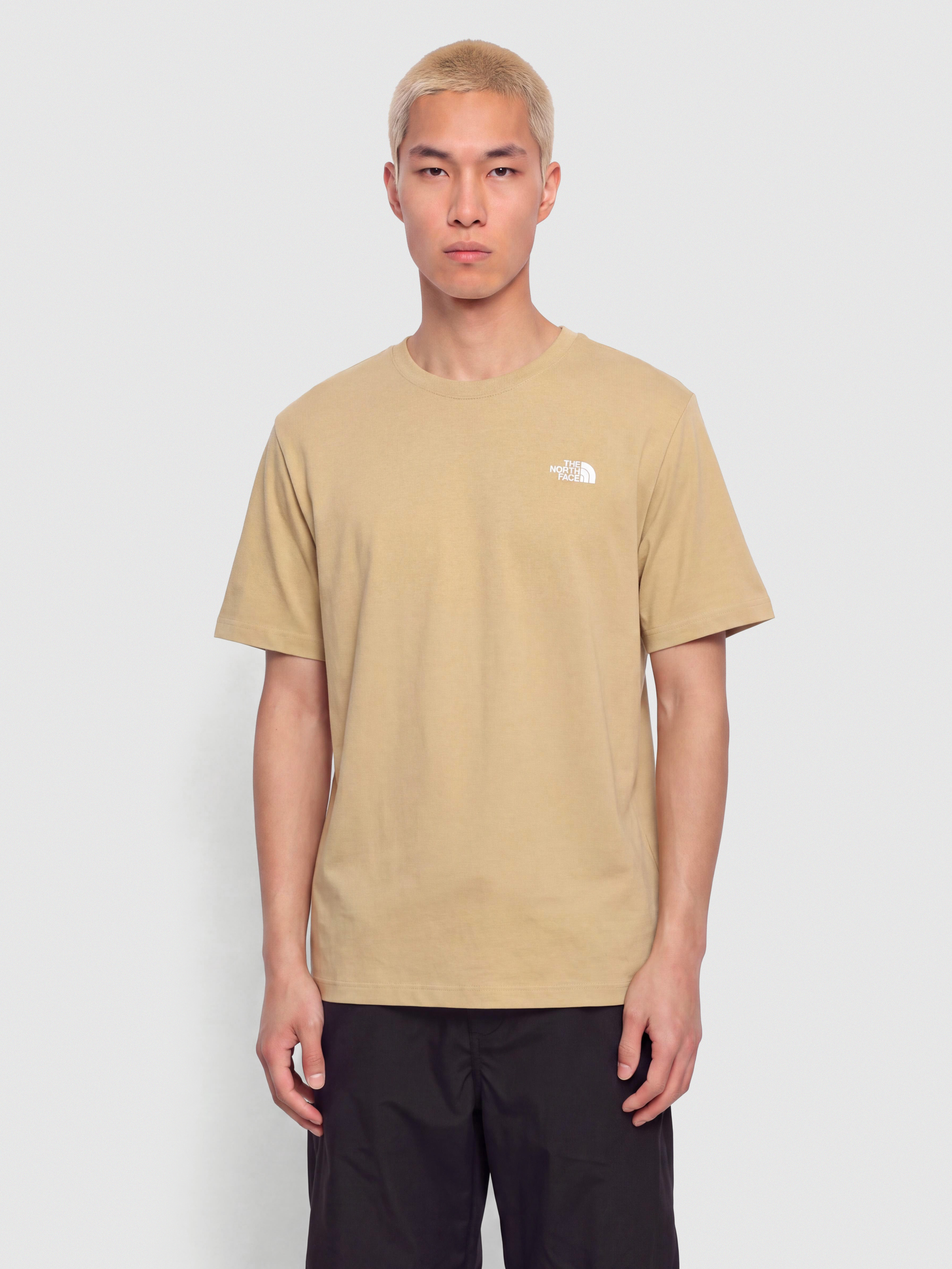 Тениска The North Face Evolution Simple Dome (khaki stone)