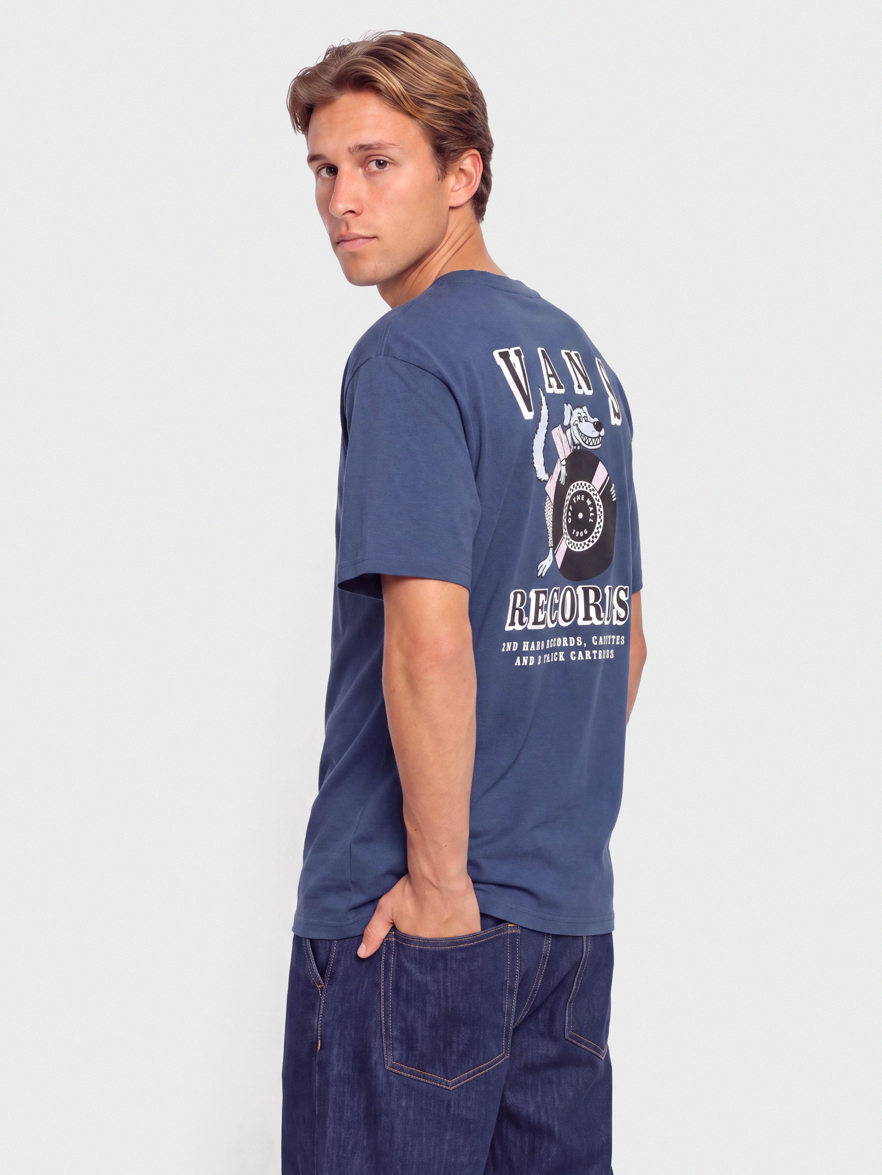 Тениска Vans Recordings (true navy)
