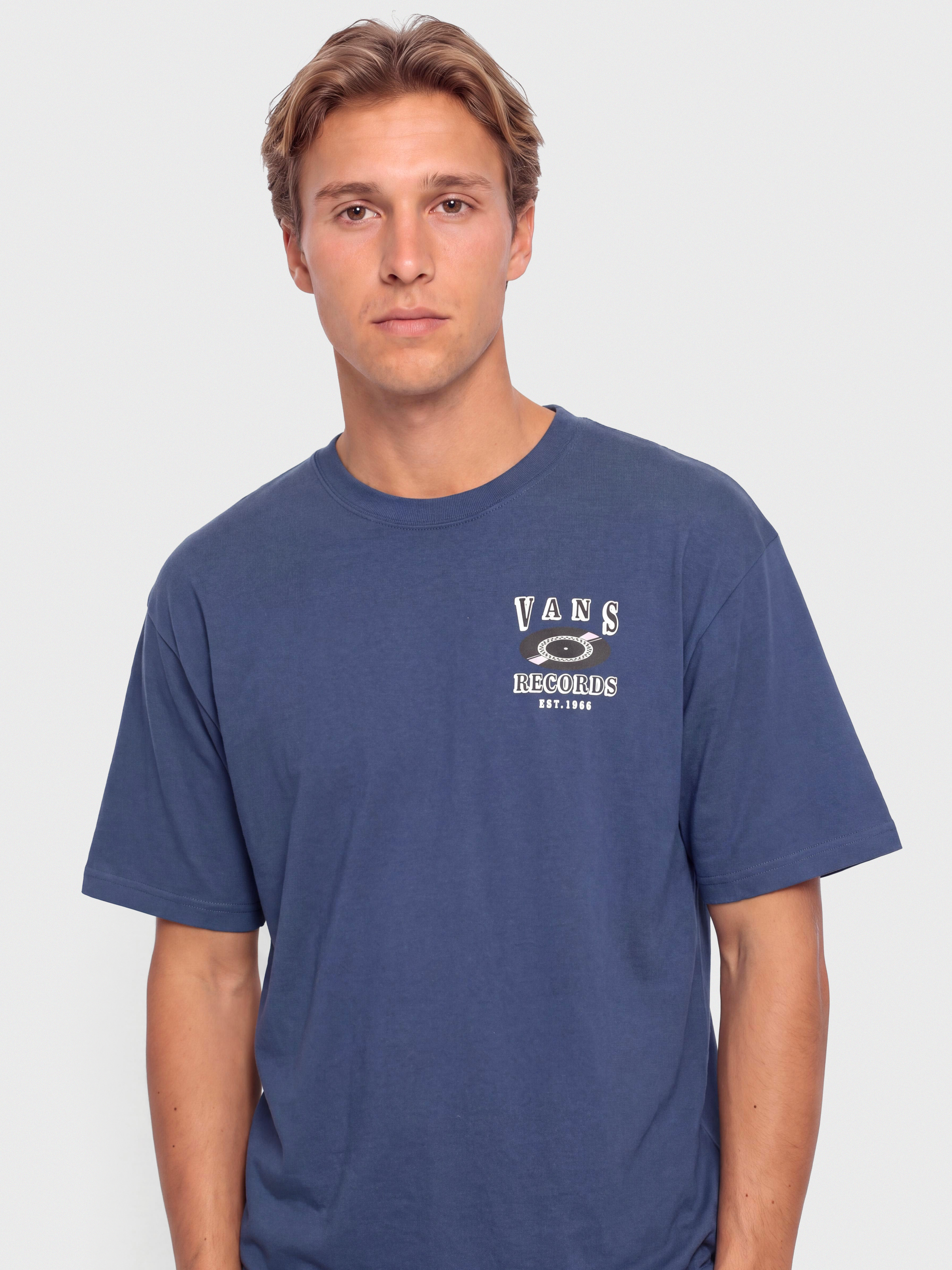 Тениска Vans Recordings (true navy)