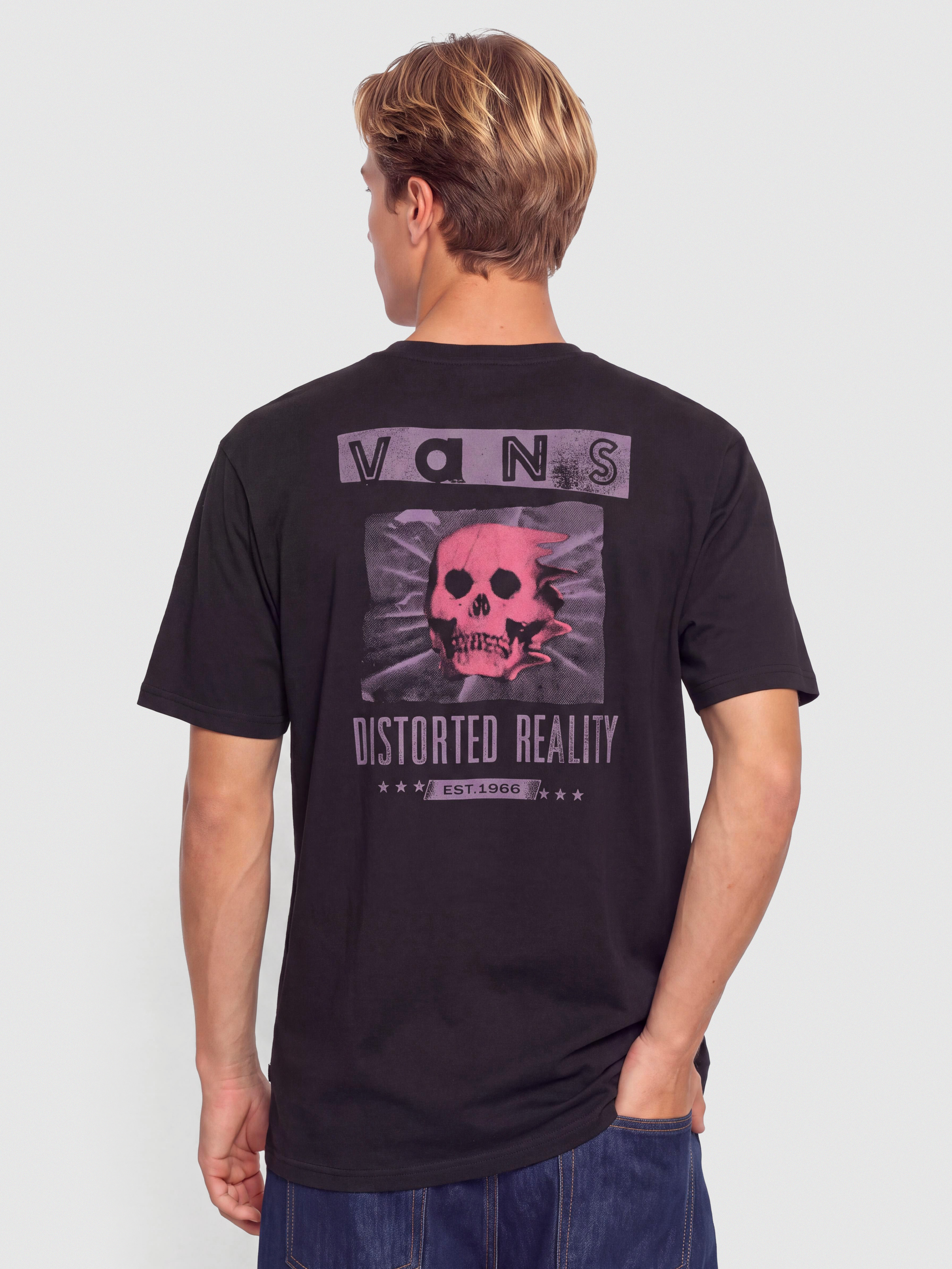 Тениска Vans Distorted Reality (black)