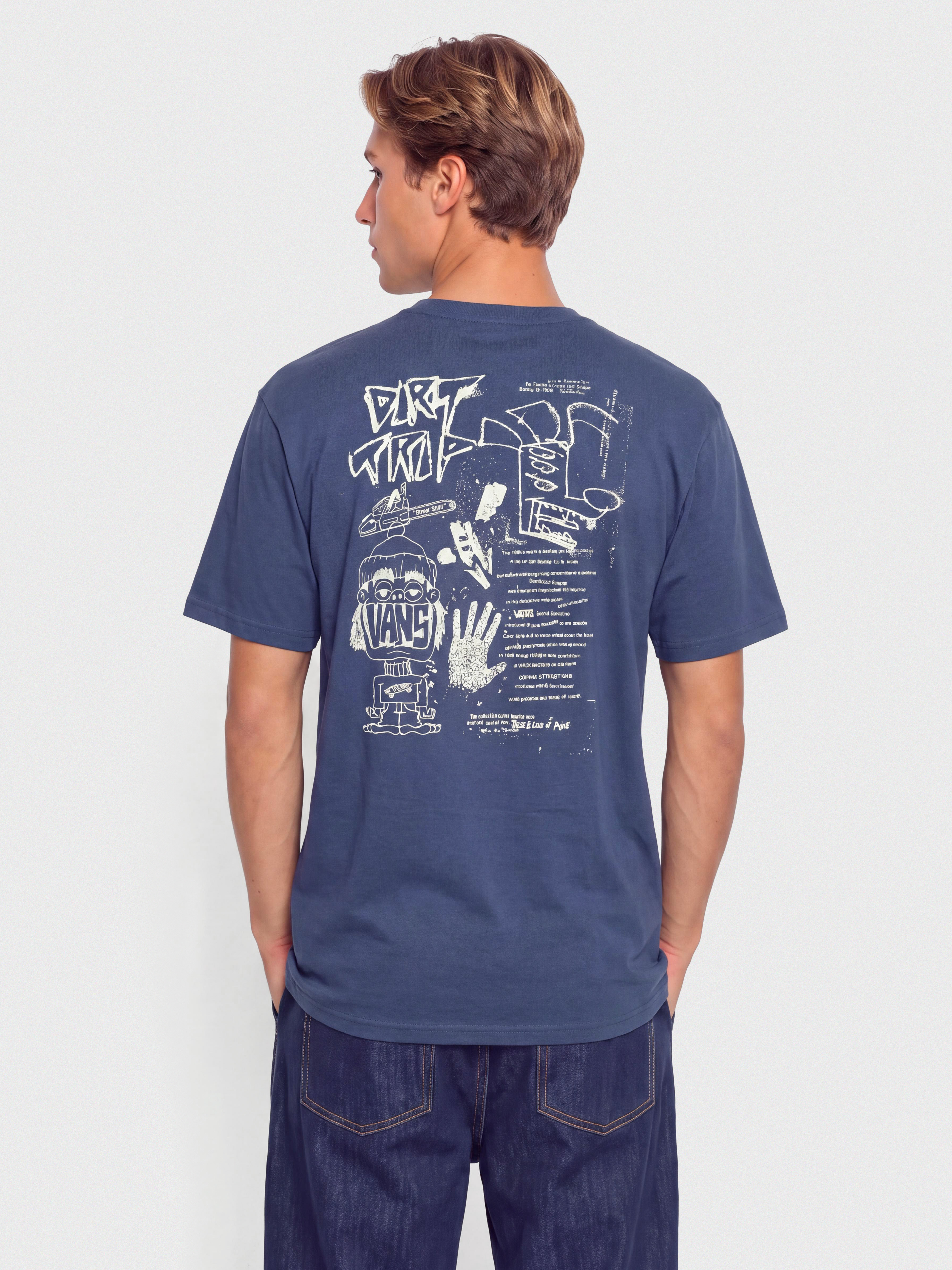 Тениска Vans Dirt Trip (true navy)