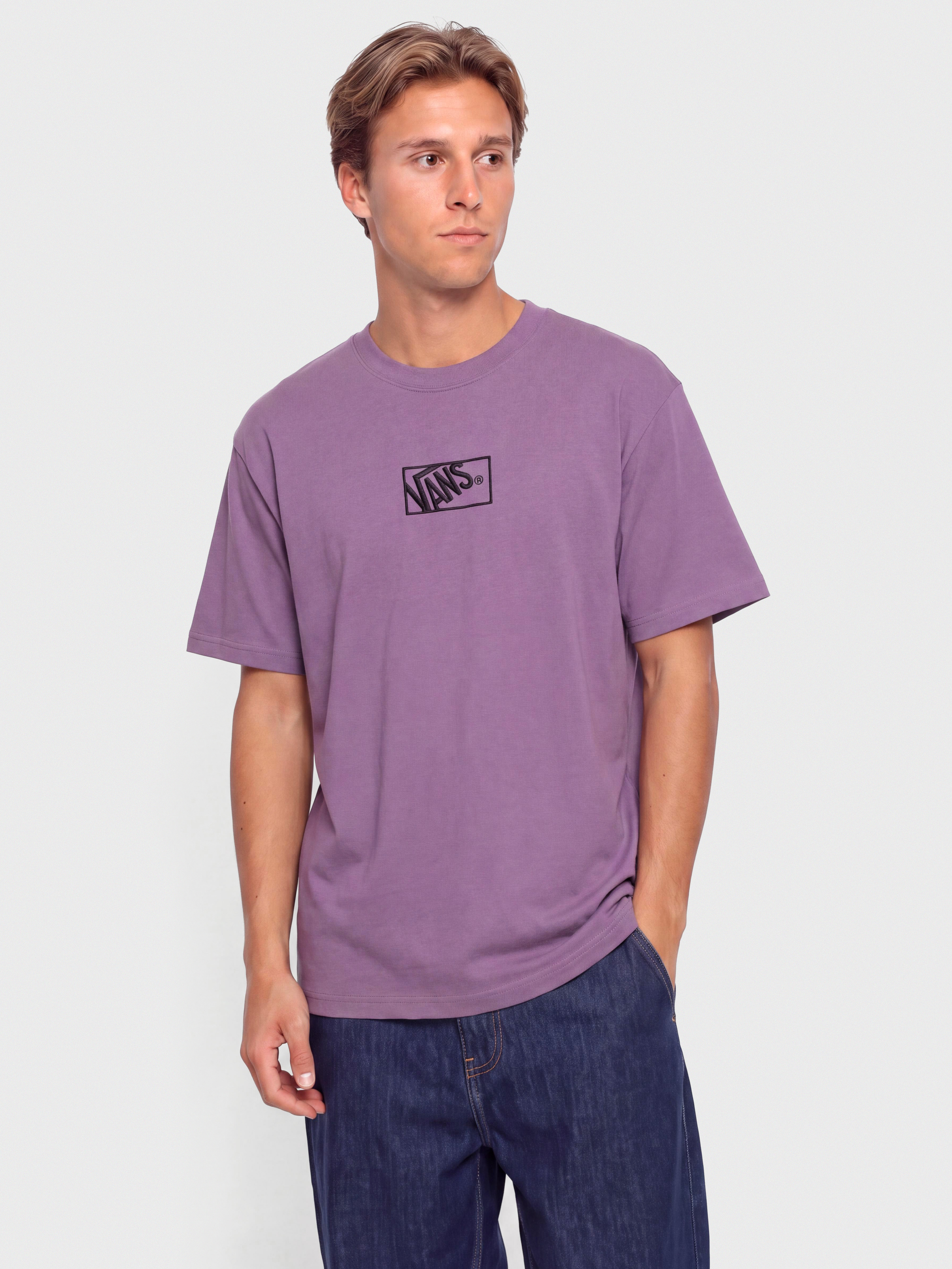 Тениска Vans Blocked Box Loose (prism purple)
