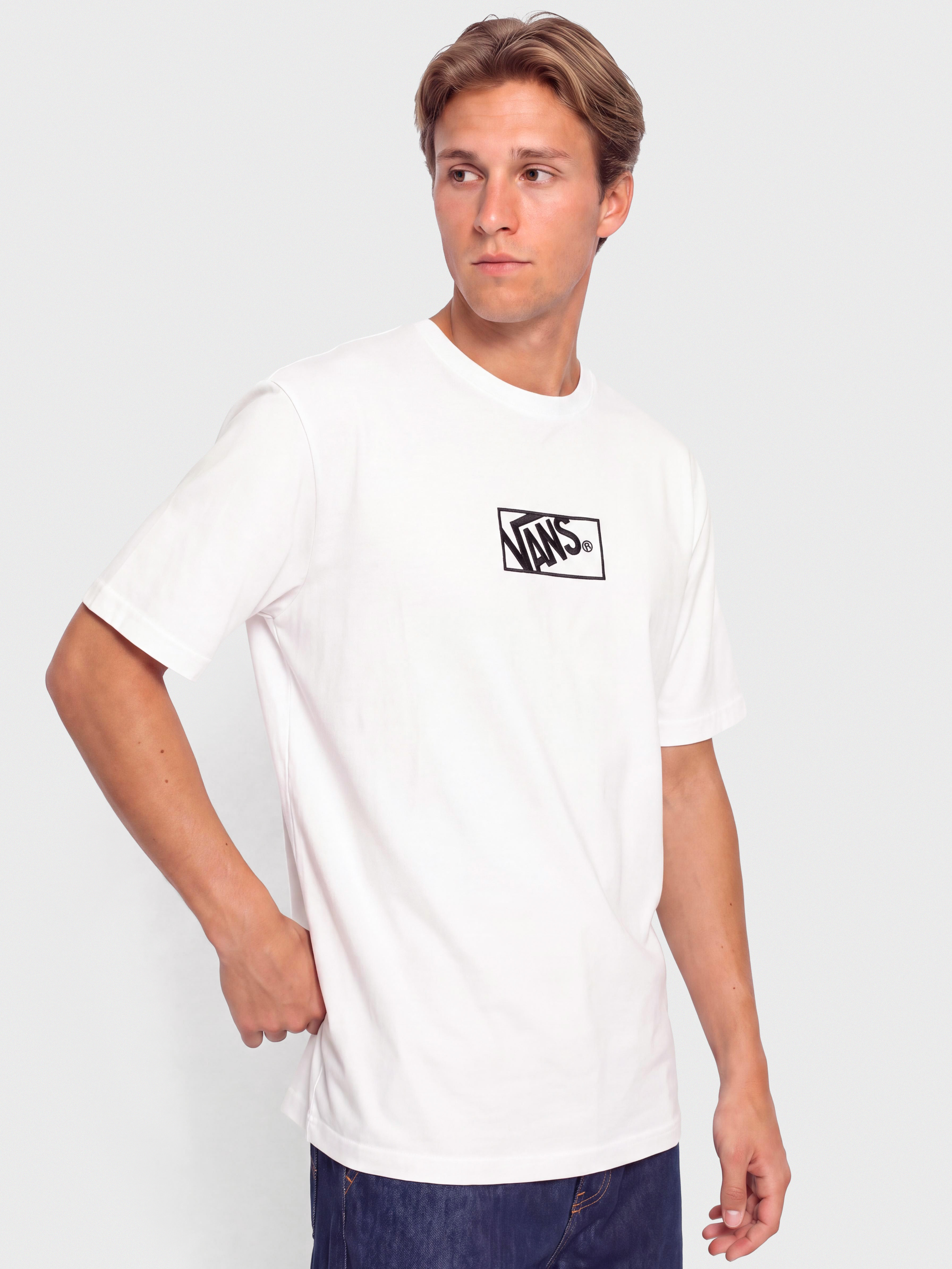 Тениска Vans Blocked Box Loose (white)