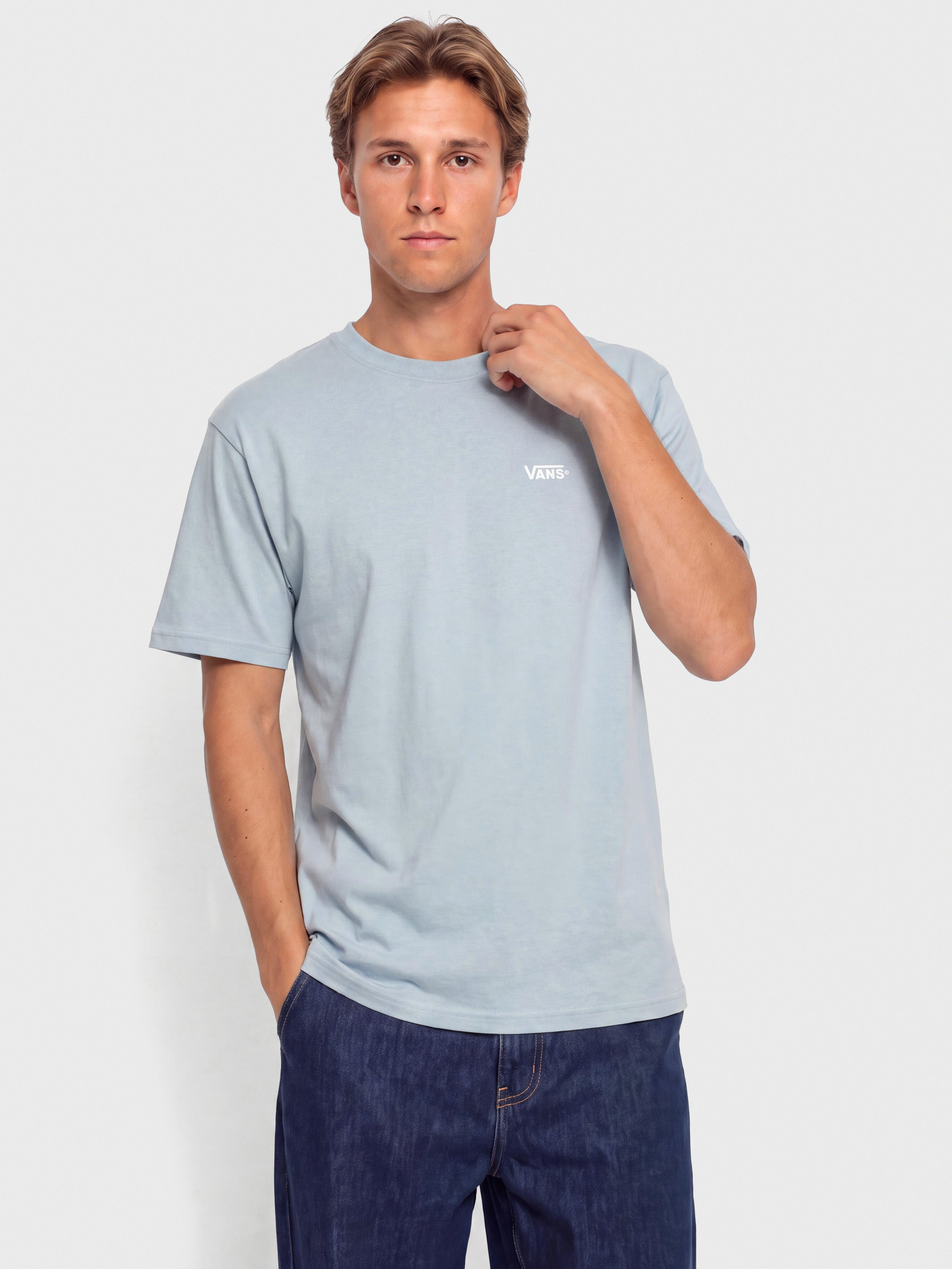 Тениска Vans New Left Chest (soft slate)