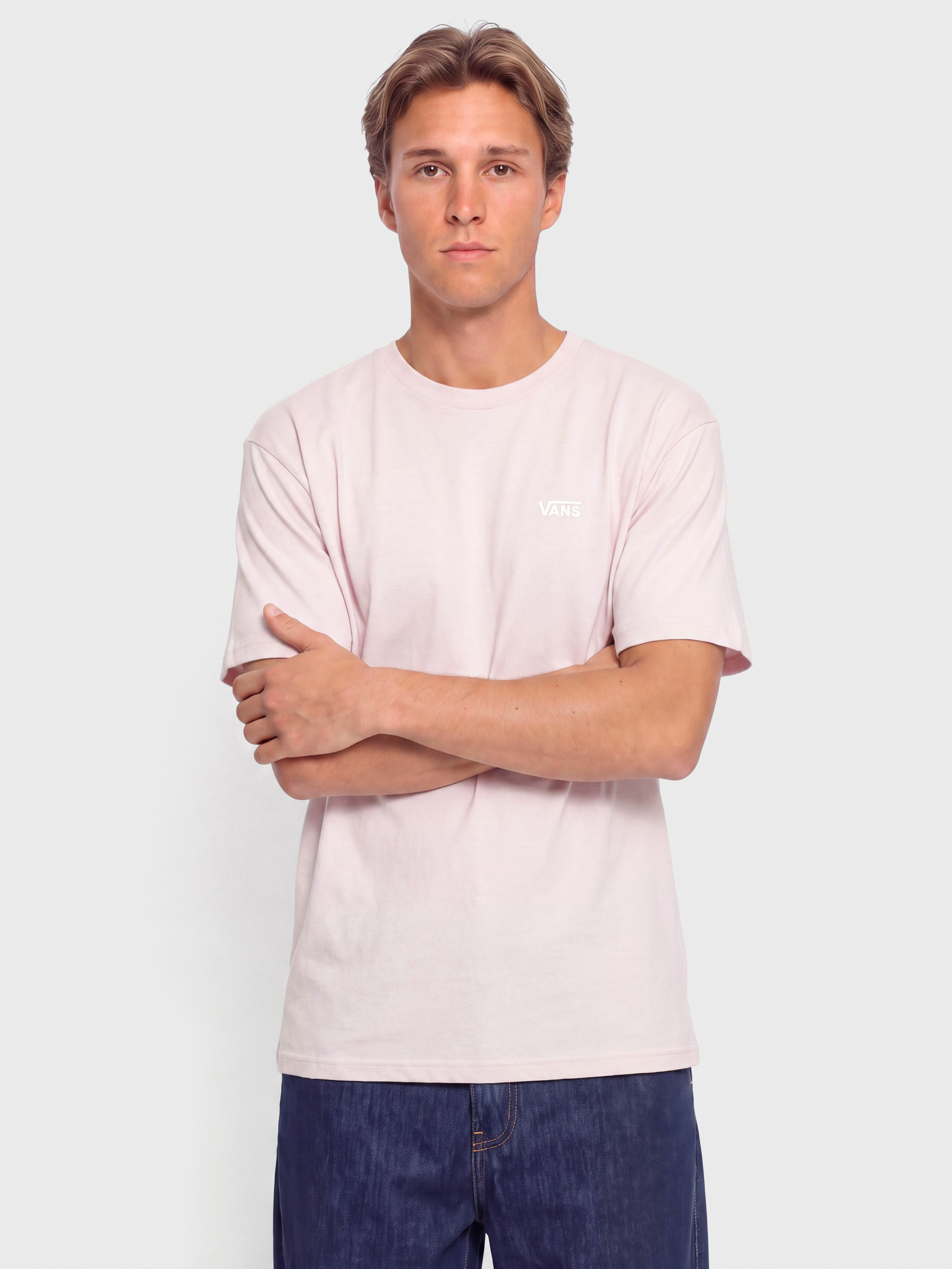 Тениска Vans New Left Chest (pale petal)