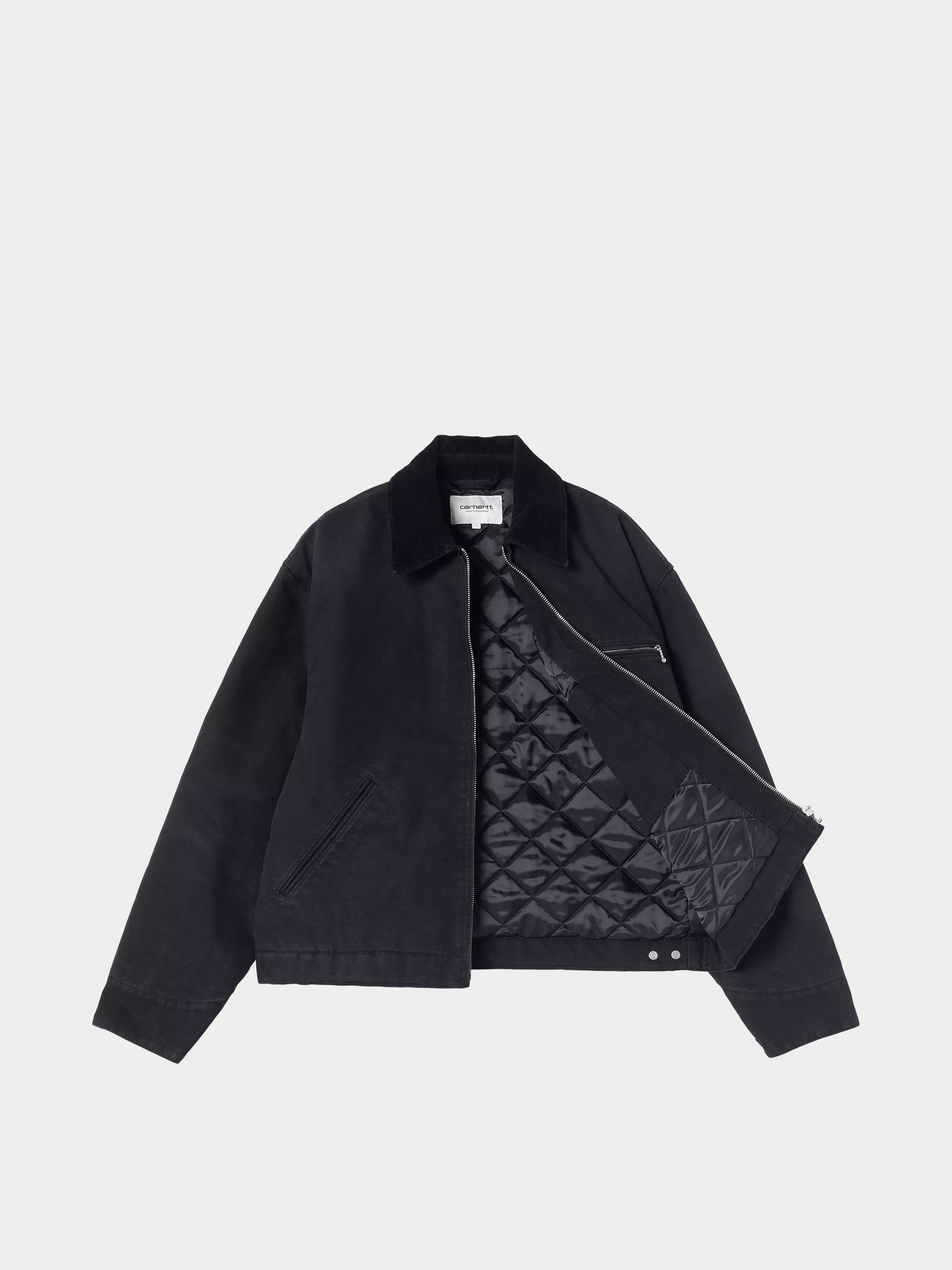 Яке Carhartt WIP OG Detroit Wmn (black/black/stone canvas)