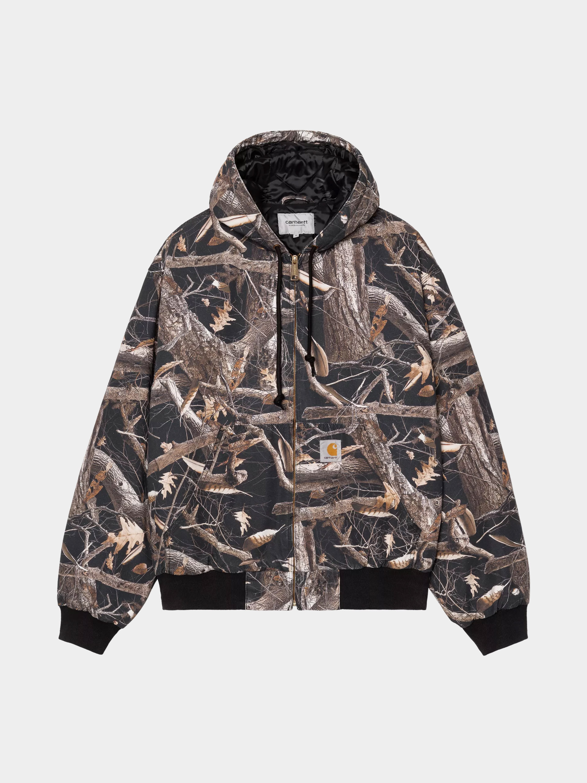 Яке Carhartt WIP OG Active (camo feather tree black/heavy stone wash)