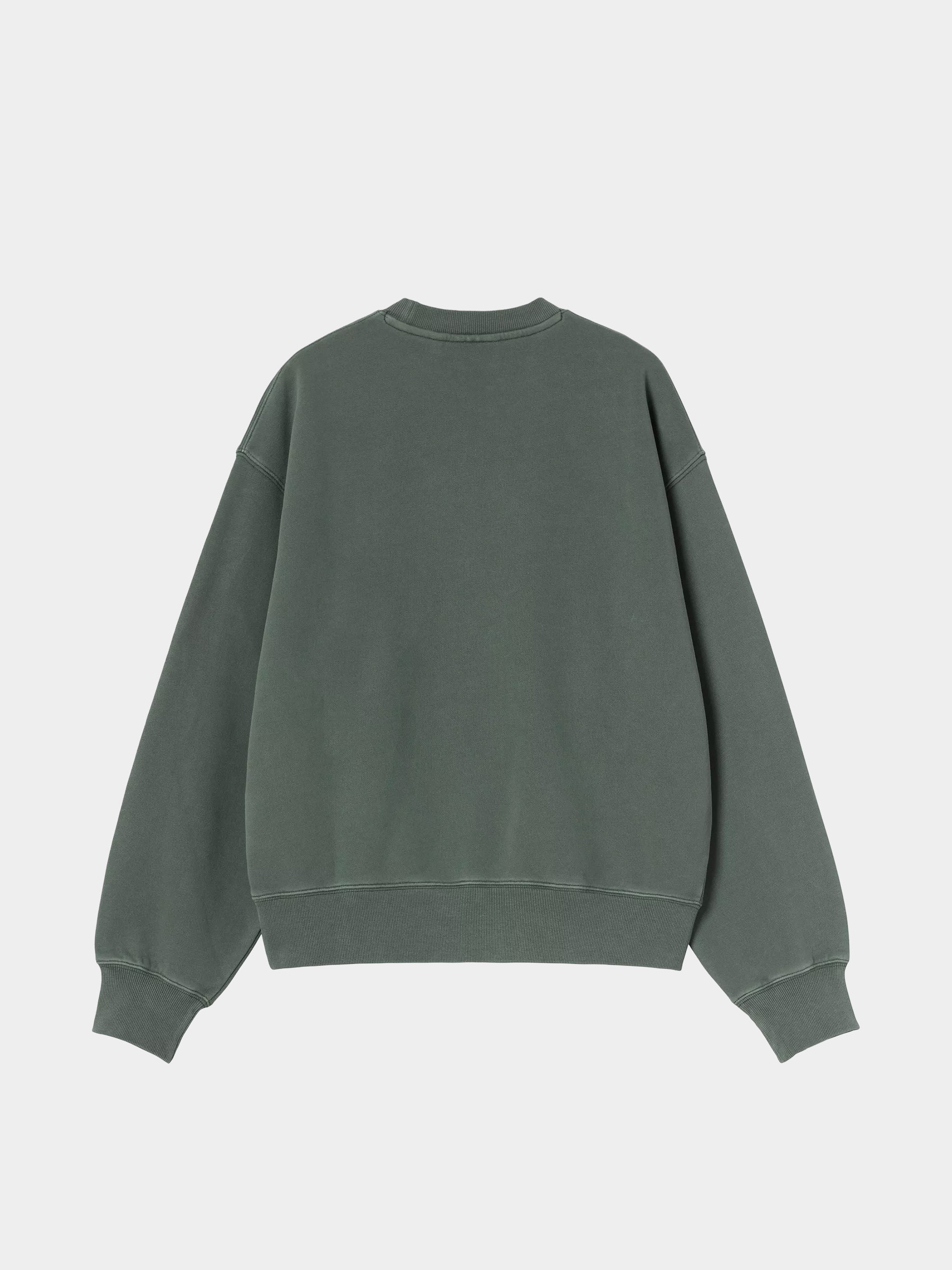 Суитшърт Carhartt WIP Nelson Wmn (dark scarab/garment dyed)