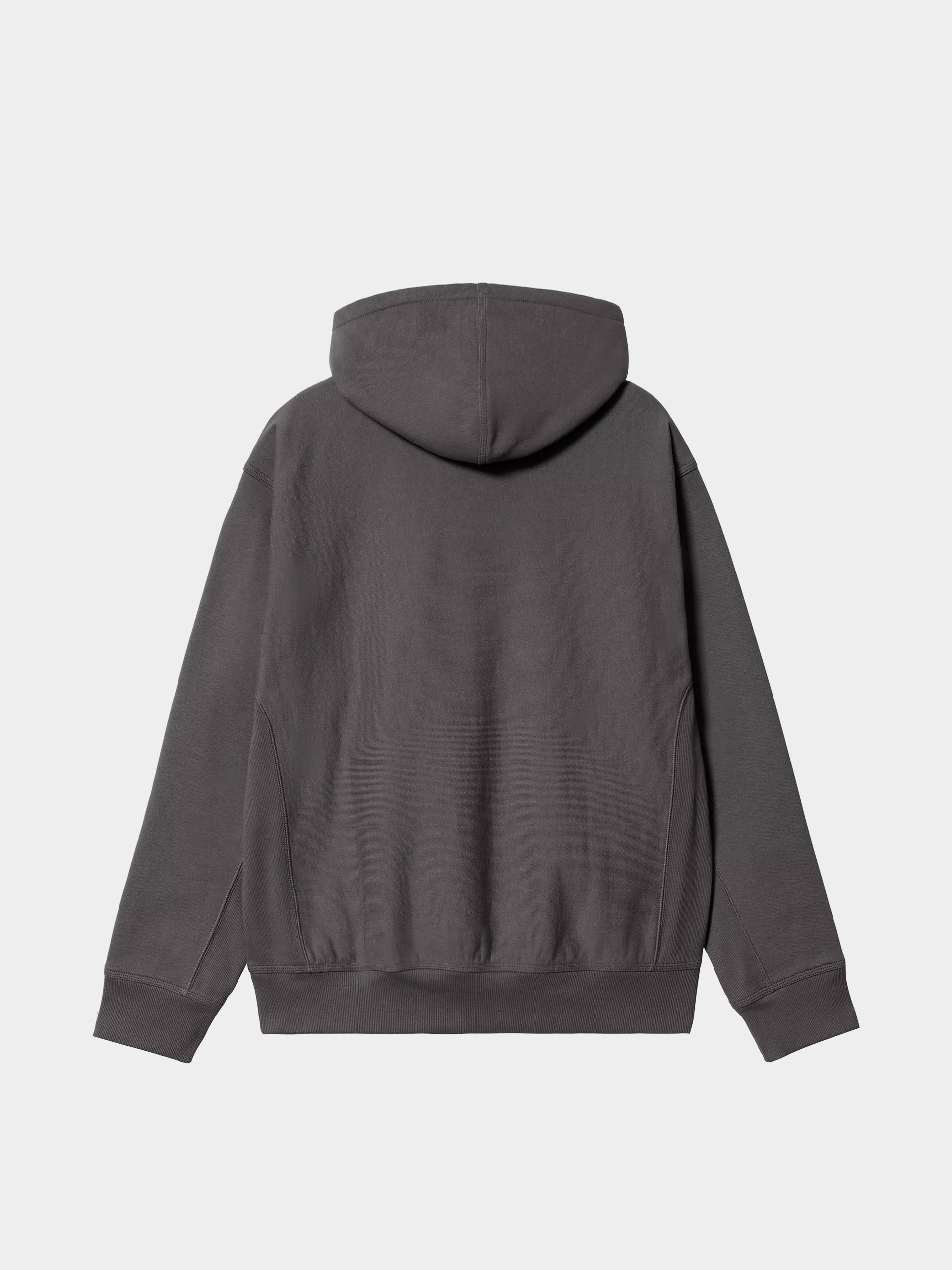 Суитшърт с качулка Carhartt WIP American Script HD (graphite)