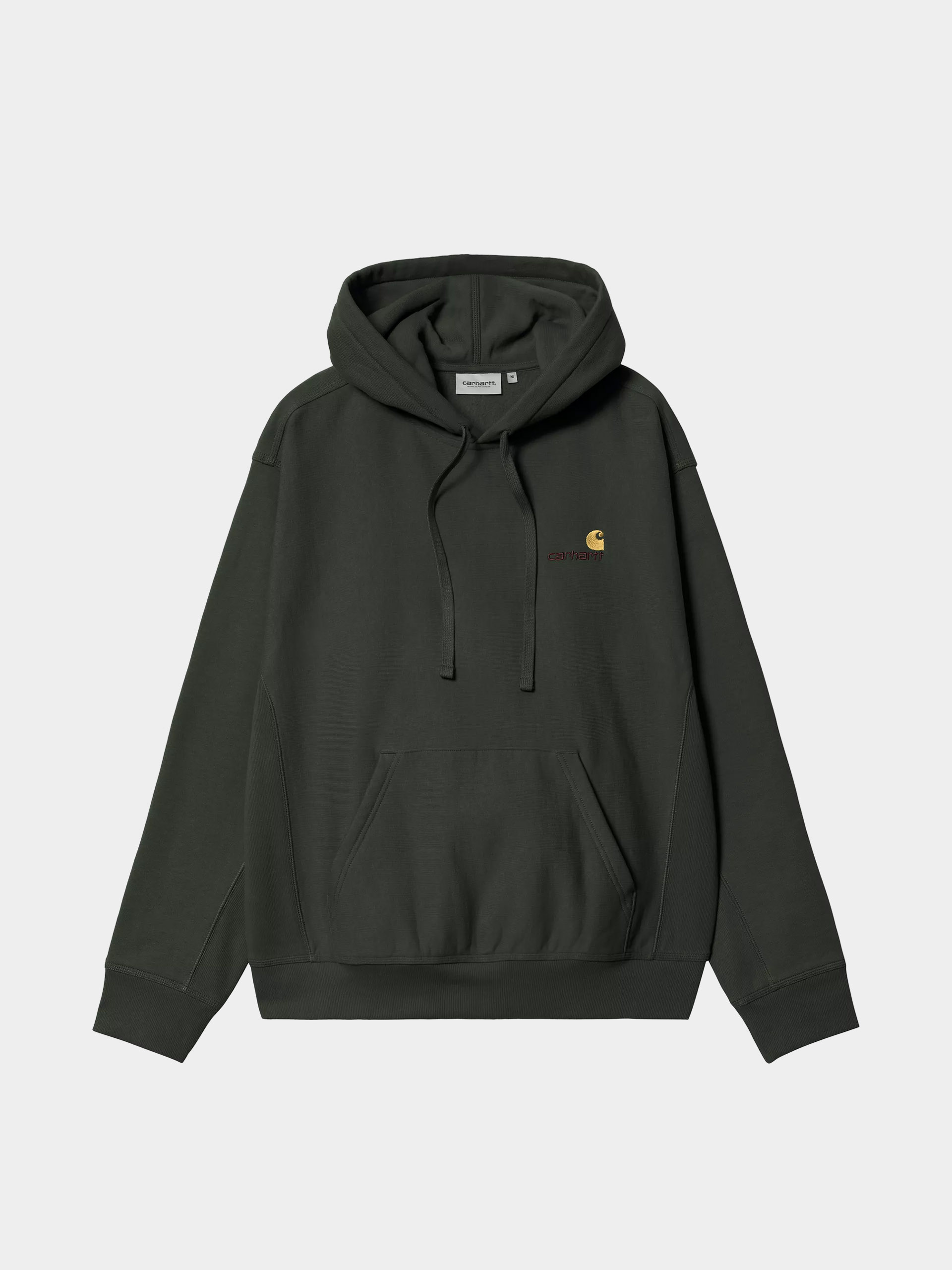 Суитшърт с качулка Carhartt WIP American Script HD (raven)