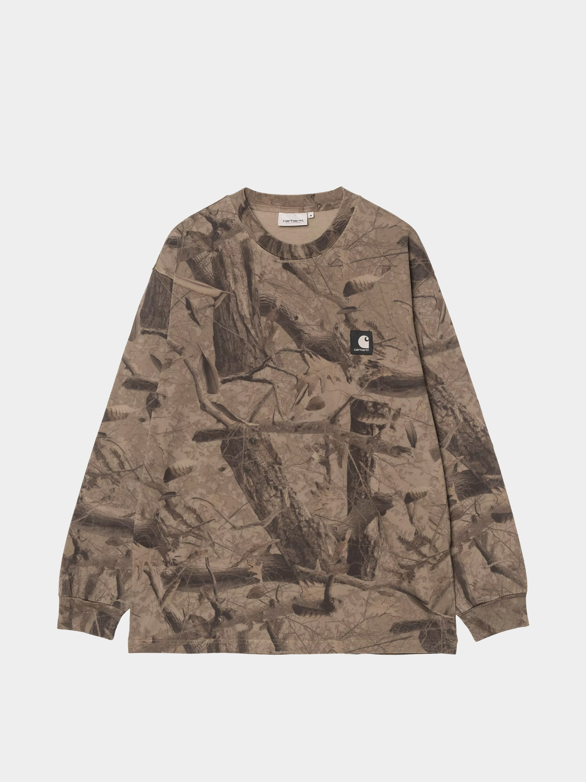Блуза Carhartt WIP Feather Tree (camo feather tree khaki/shungite/garment dyed)