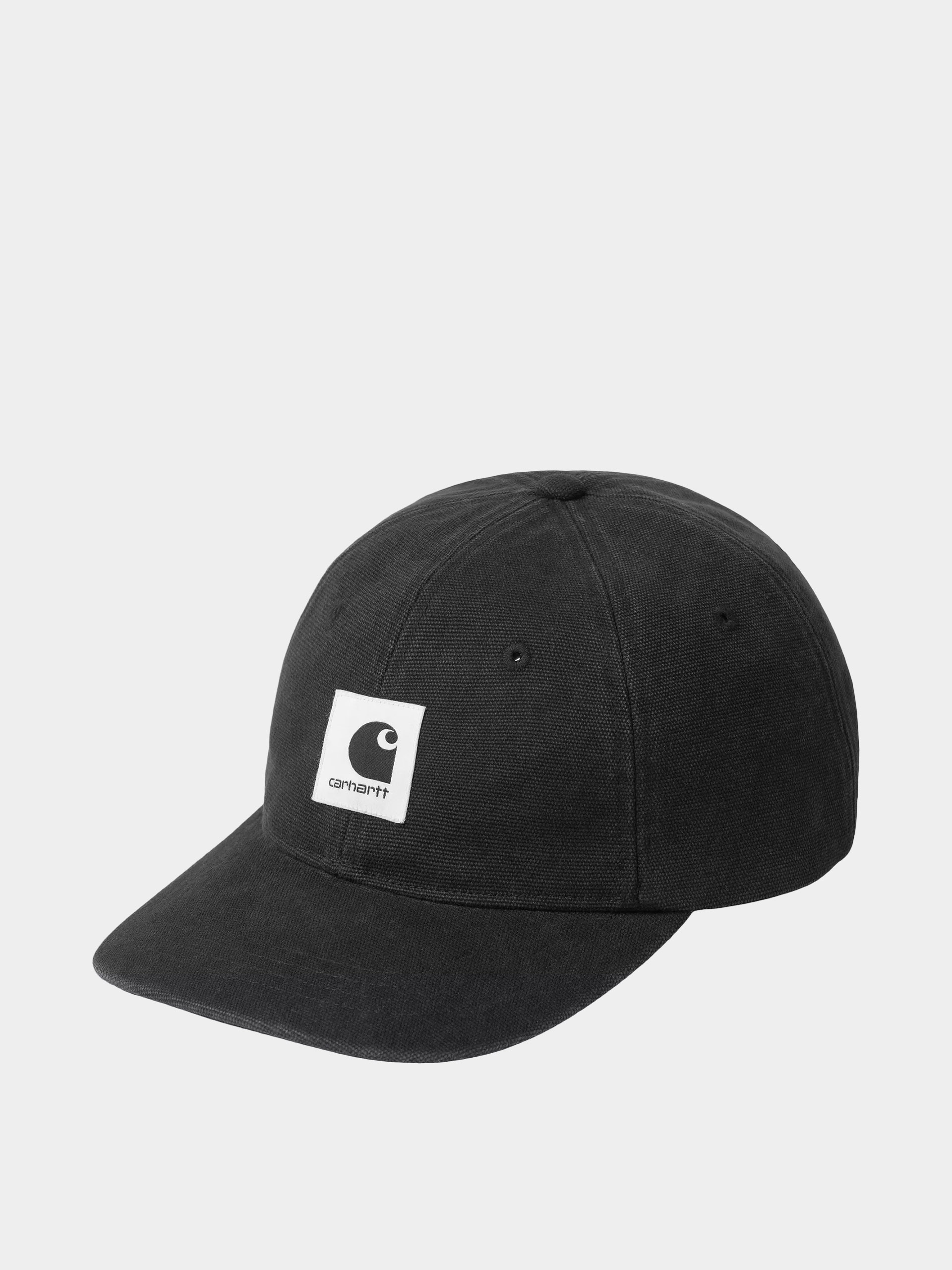 Шапка с козирка Carhartt WIP Canvas (black/stone washed)