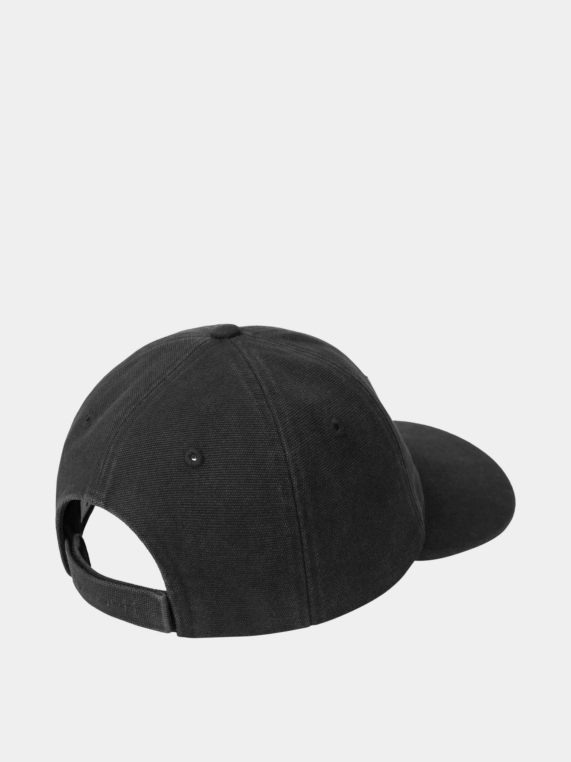 Шапка с козирка Carhartt WIP Canvas (black/stone washed)