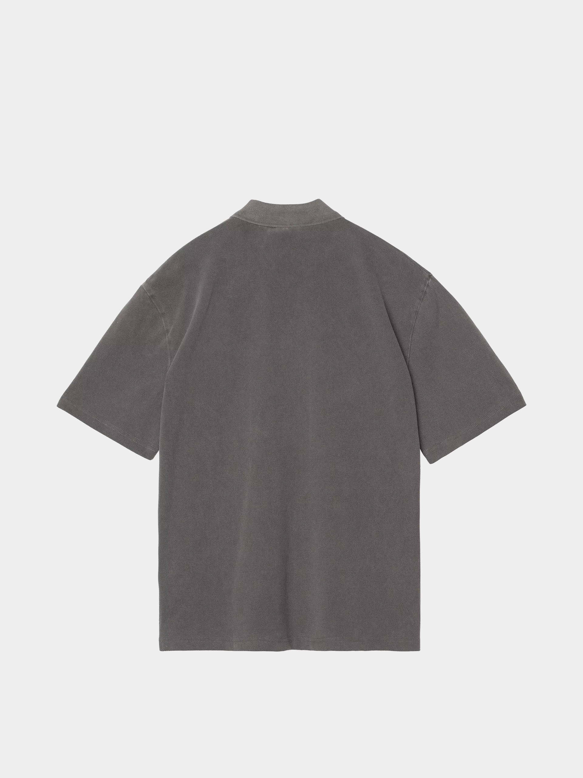 Тениска Carhartt WIP Wayne Polo (black/garment dyed)