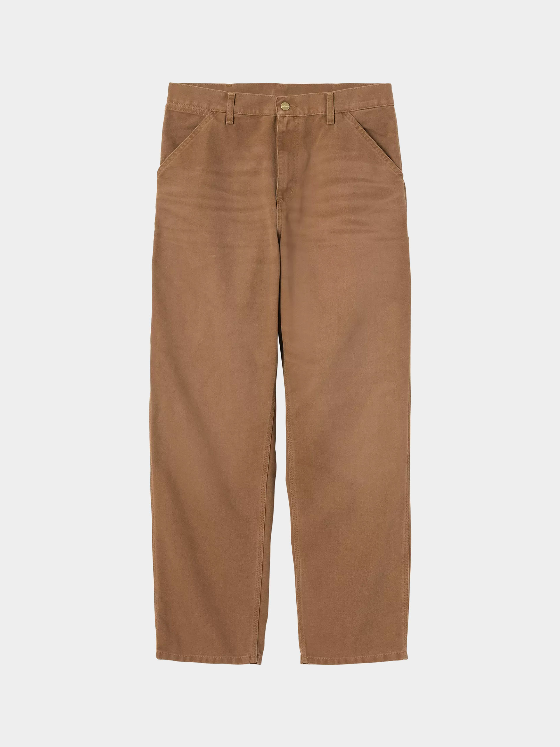 Панталони Carhartt WIP Single Knee (wip h brown/stone canvas)