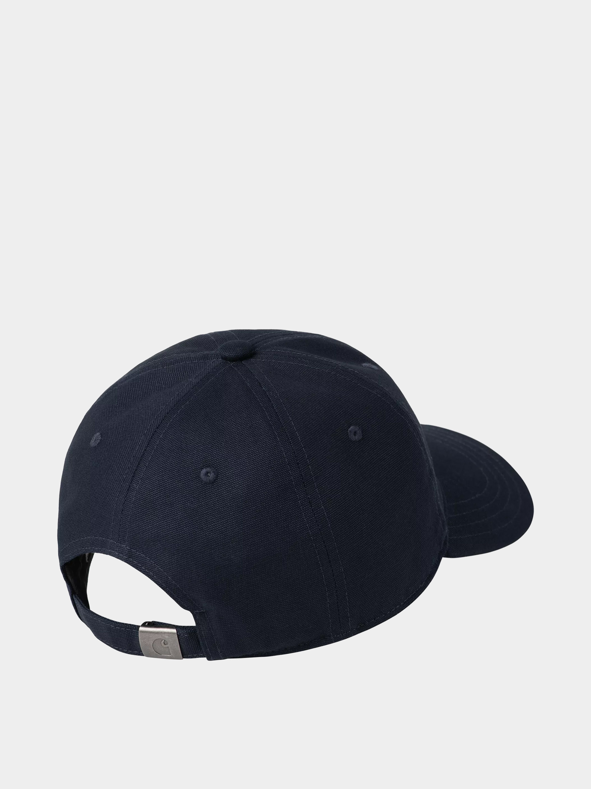 Шапка с козирка Carhartt WIP Canvas Script (dark navy/dark scarab)