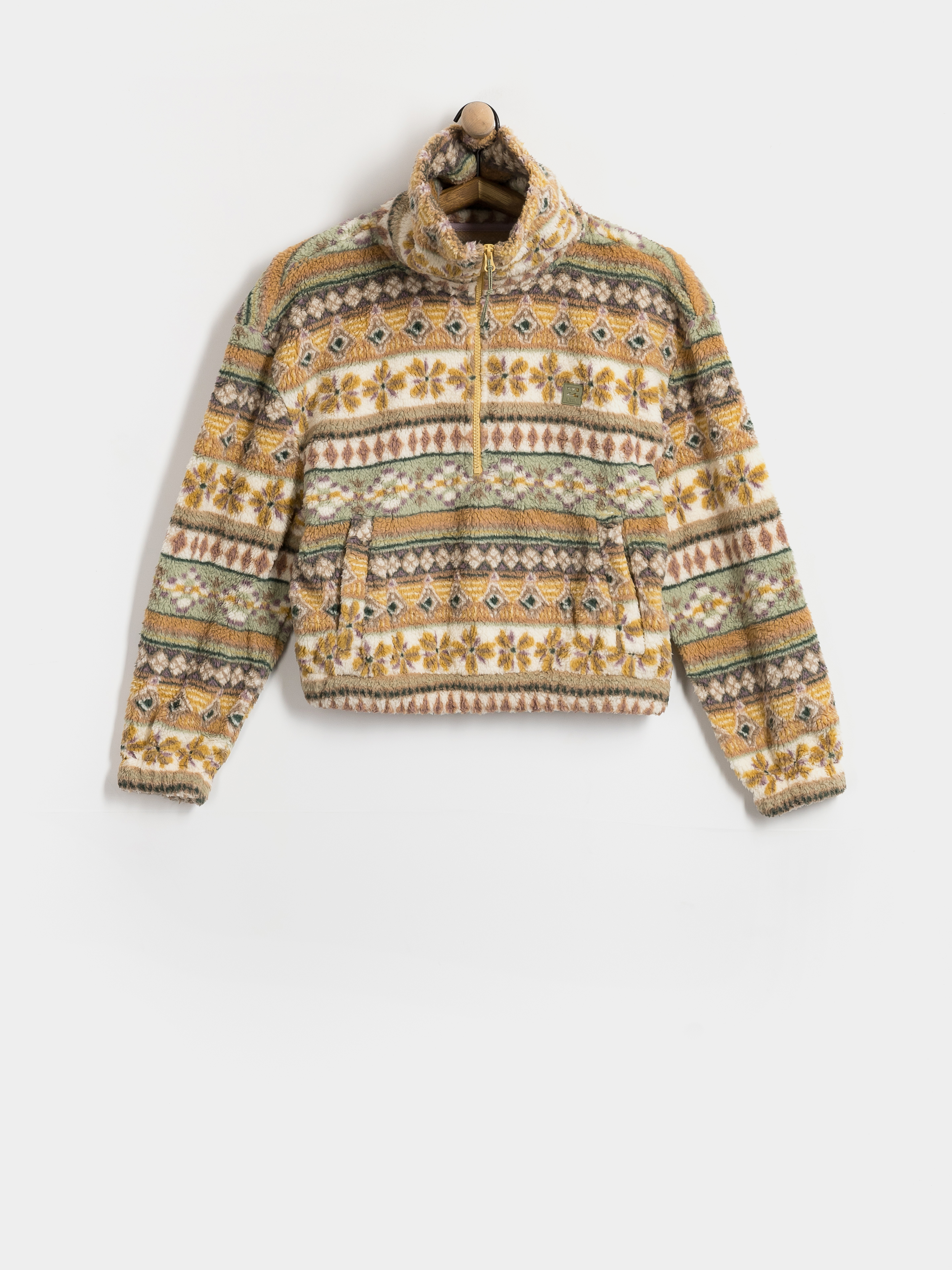 Поларени суитшърт Billabong Barra Half Zip Wmn
