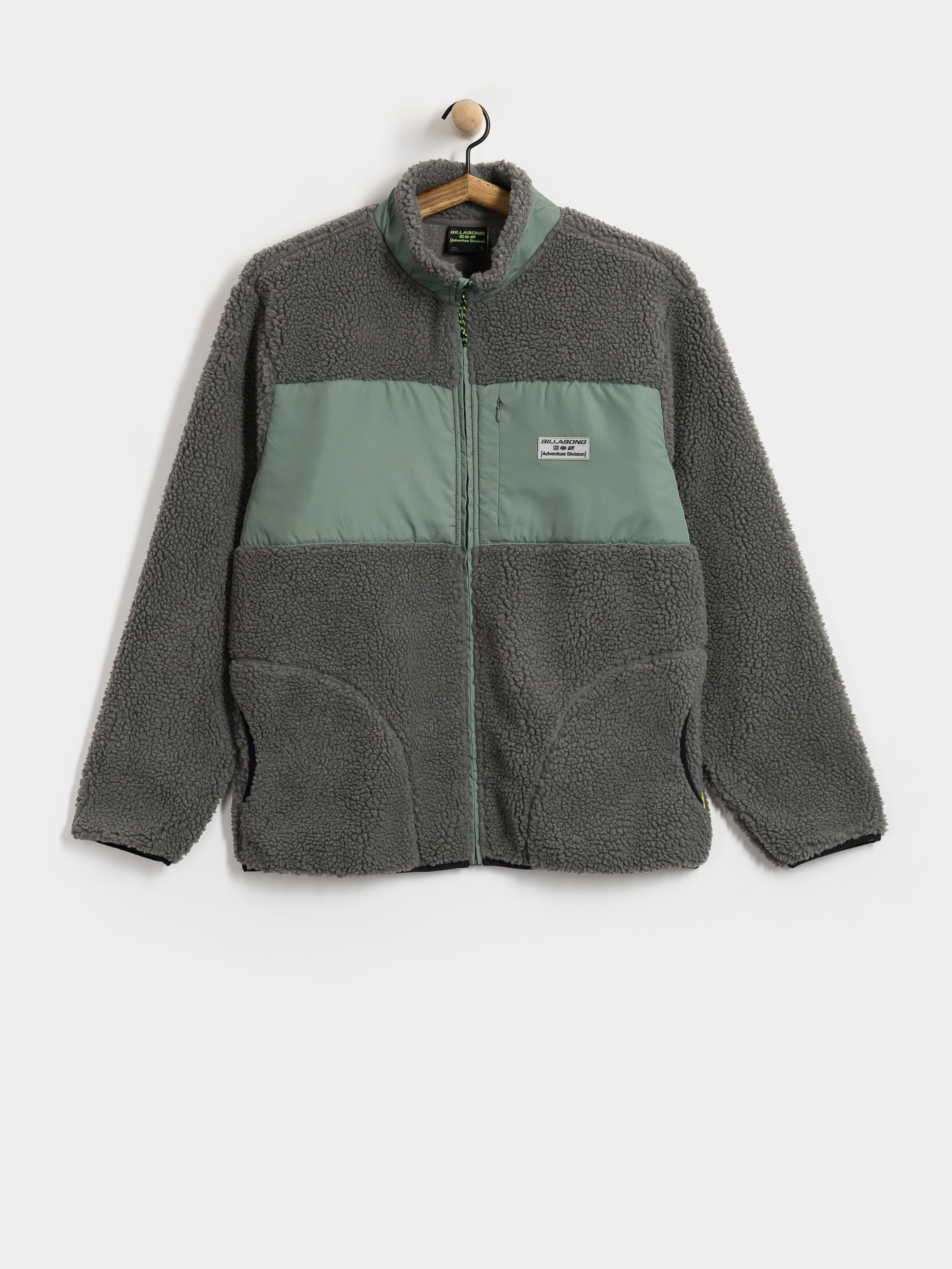Поларени суитшърт Billabong Canyon Trail Zip (pewter)