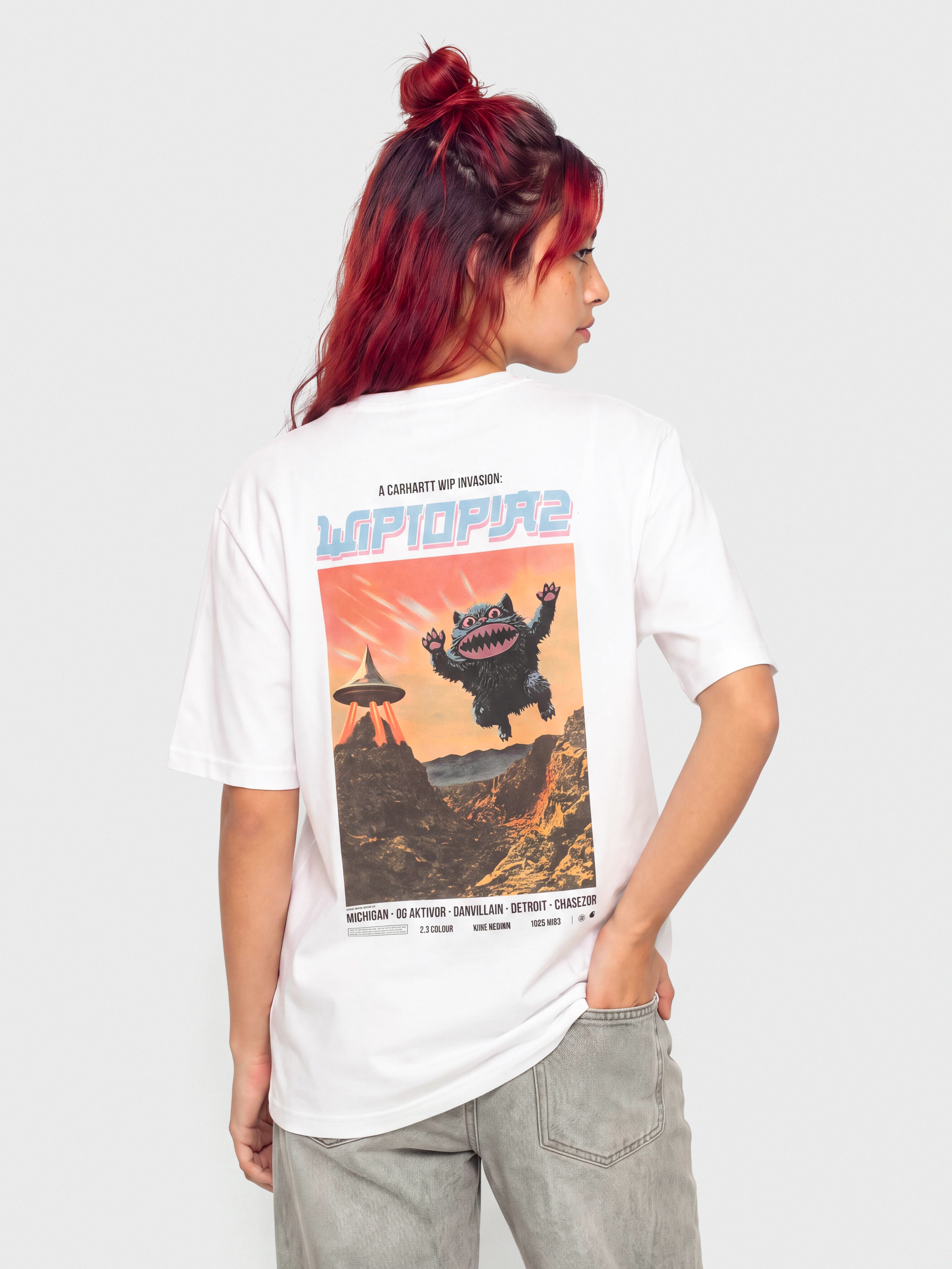 Тениска Carhartt WIP Wiptopia II Wmn (white)