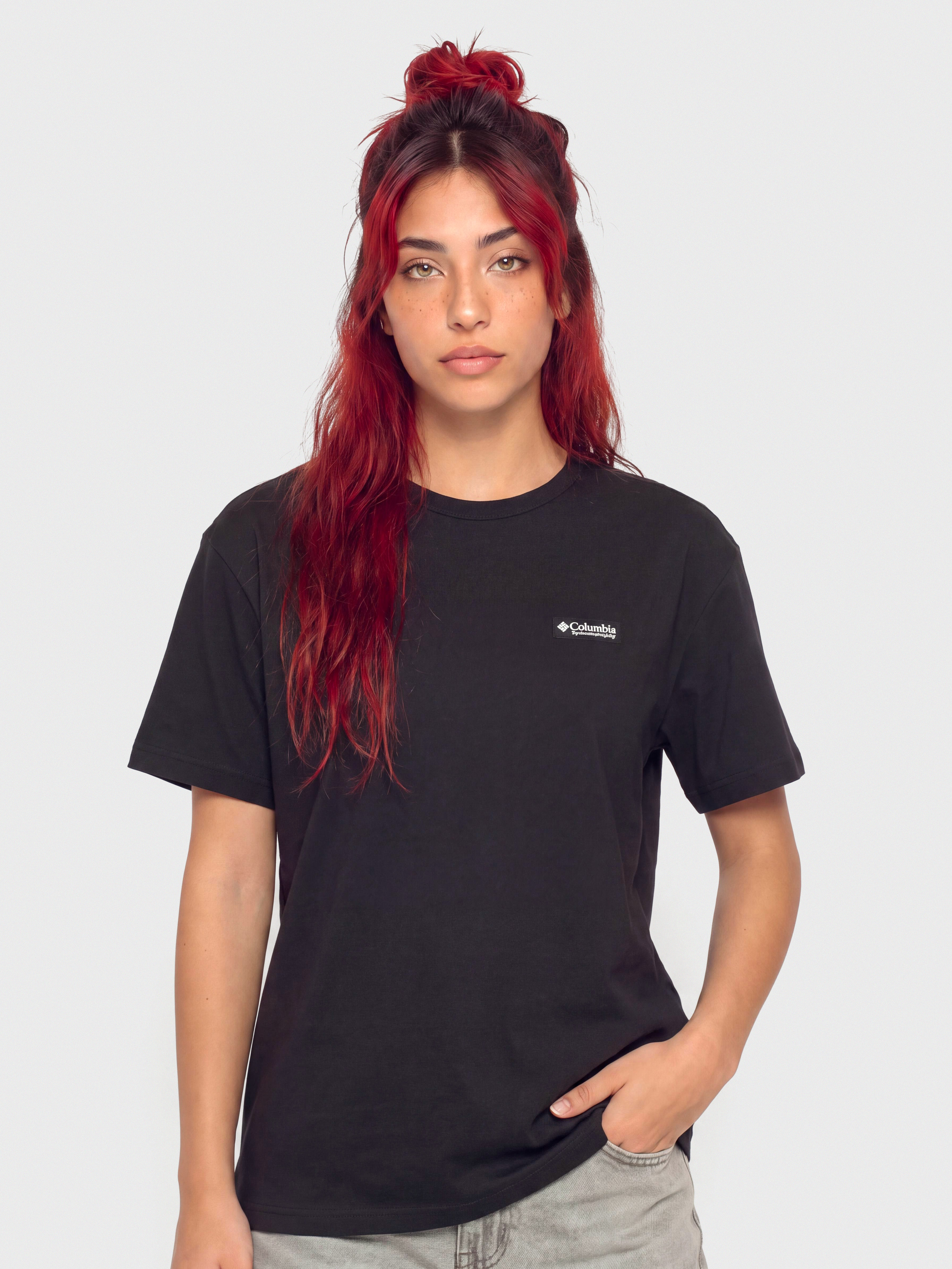 u0422u0435u043du0438u0441u043au0430 Columbia CSC Heavyweight Graphic Wmn (black/linear hillscape)
