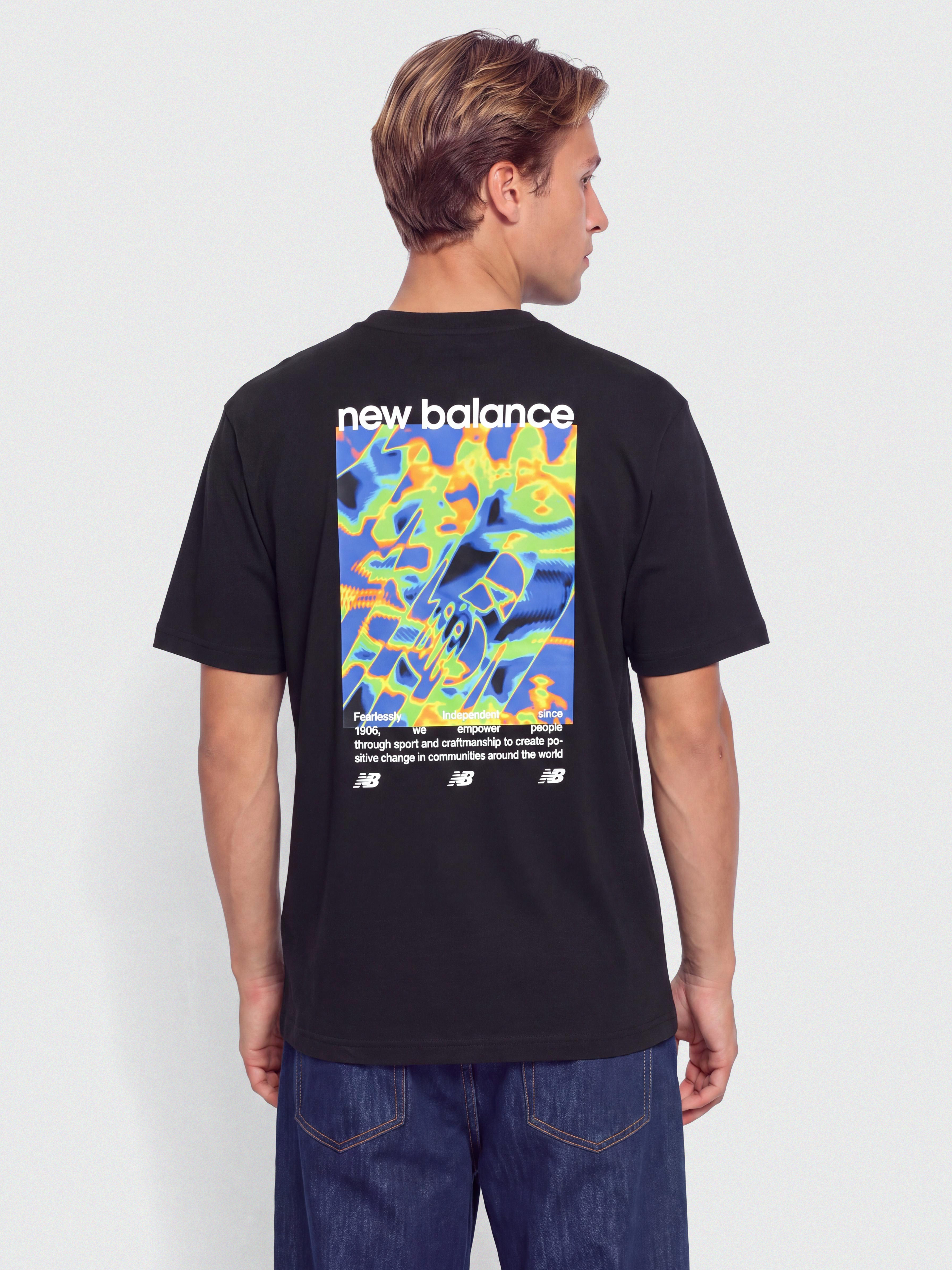 Тениска New Balance Heat Map Forward Thinker (black)