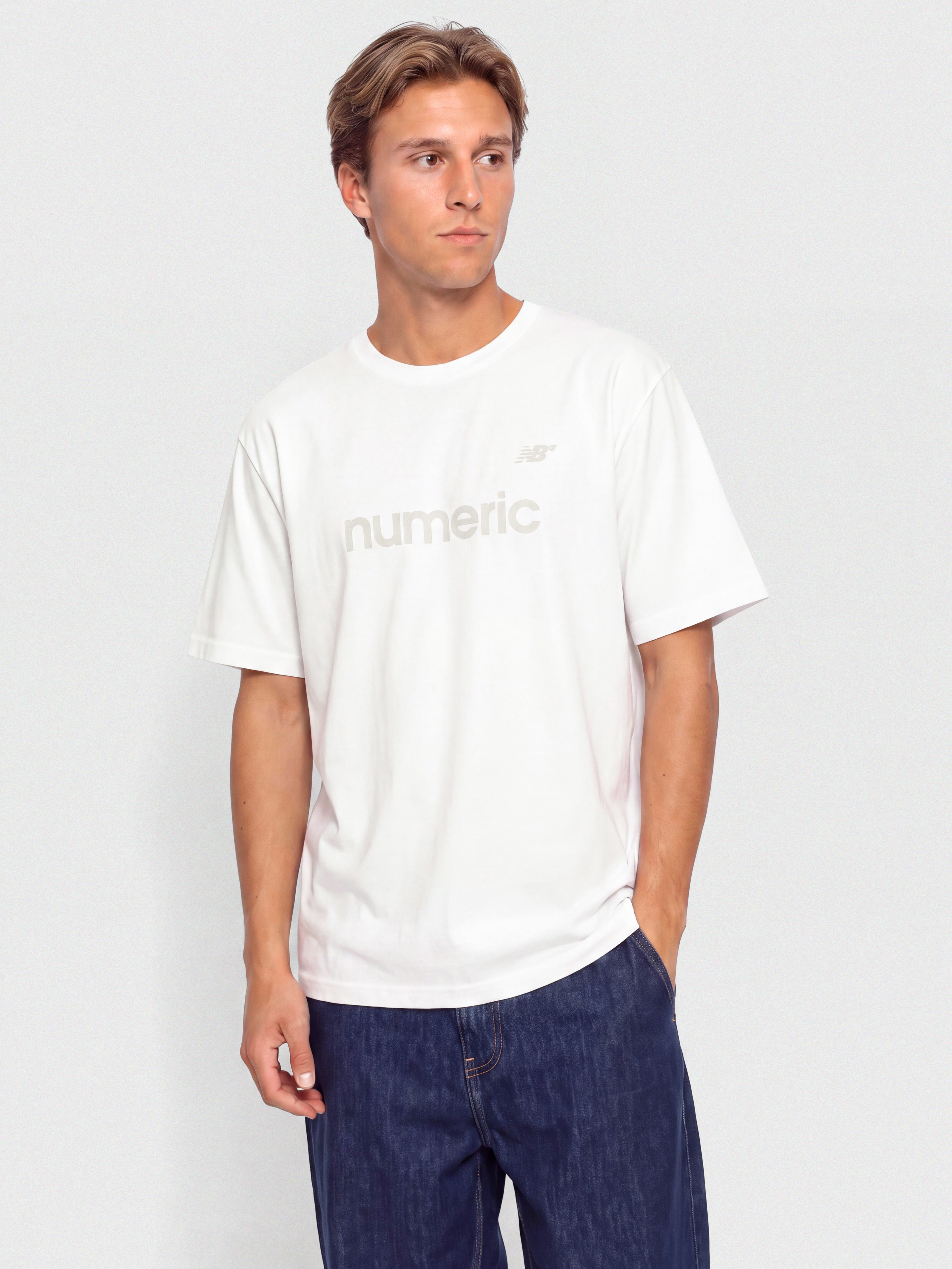 Тениска New Balance Numeric (white)