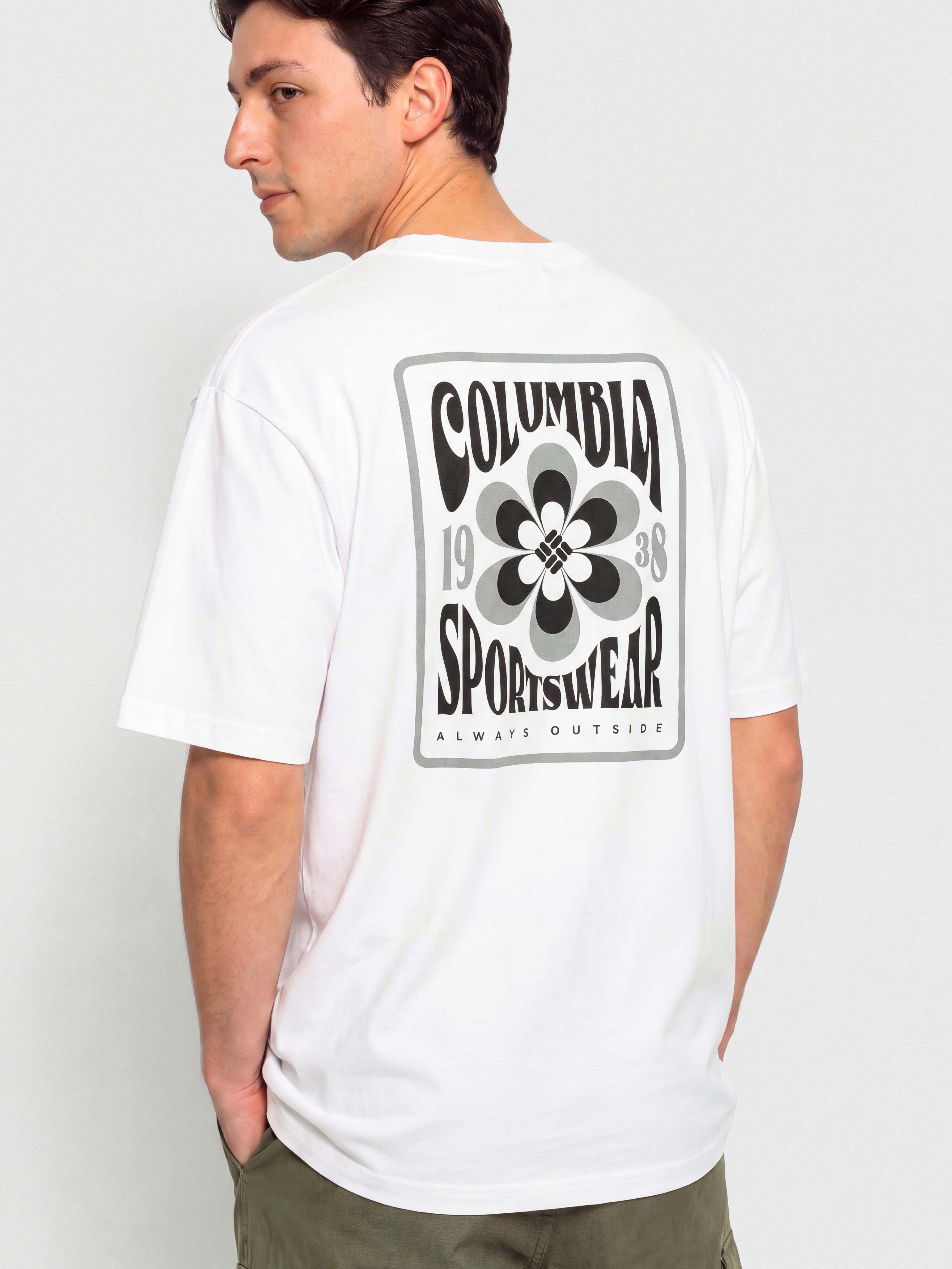 u0422u0435u043du0438u0441u043au0430 Columbia CSC Outdoor Back Graphic (white/flower power badge)