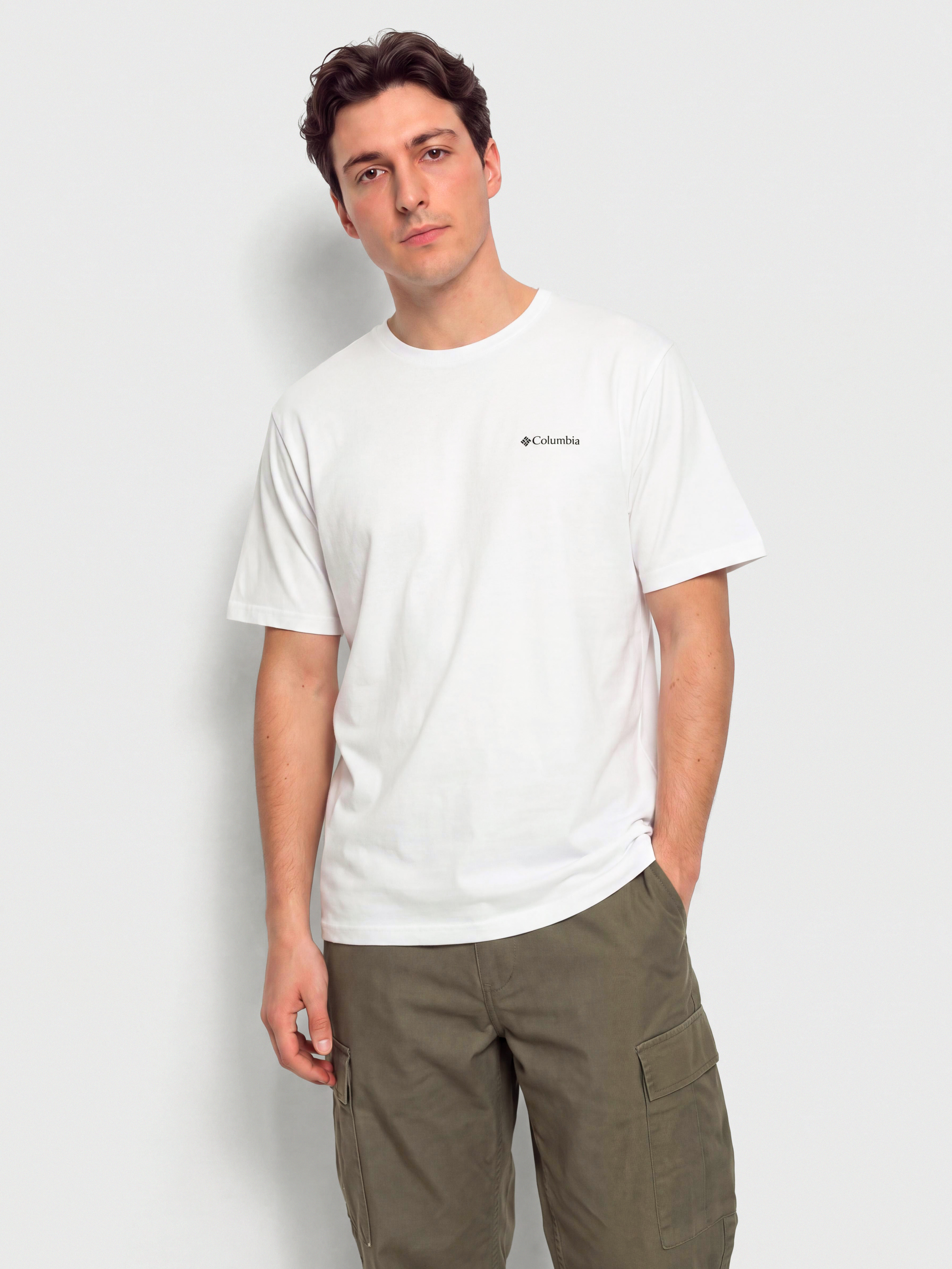 Тениска Columbia CSC Outdoor Back Graphic (white/naturall)