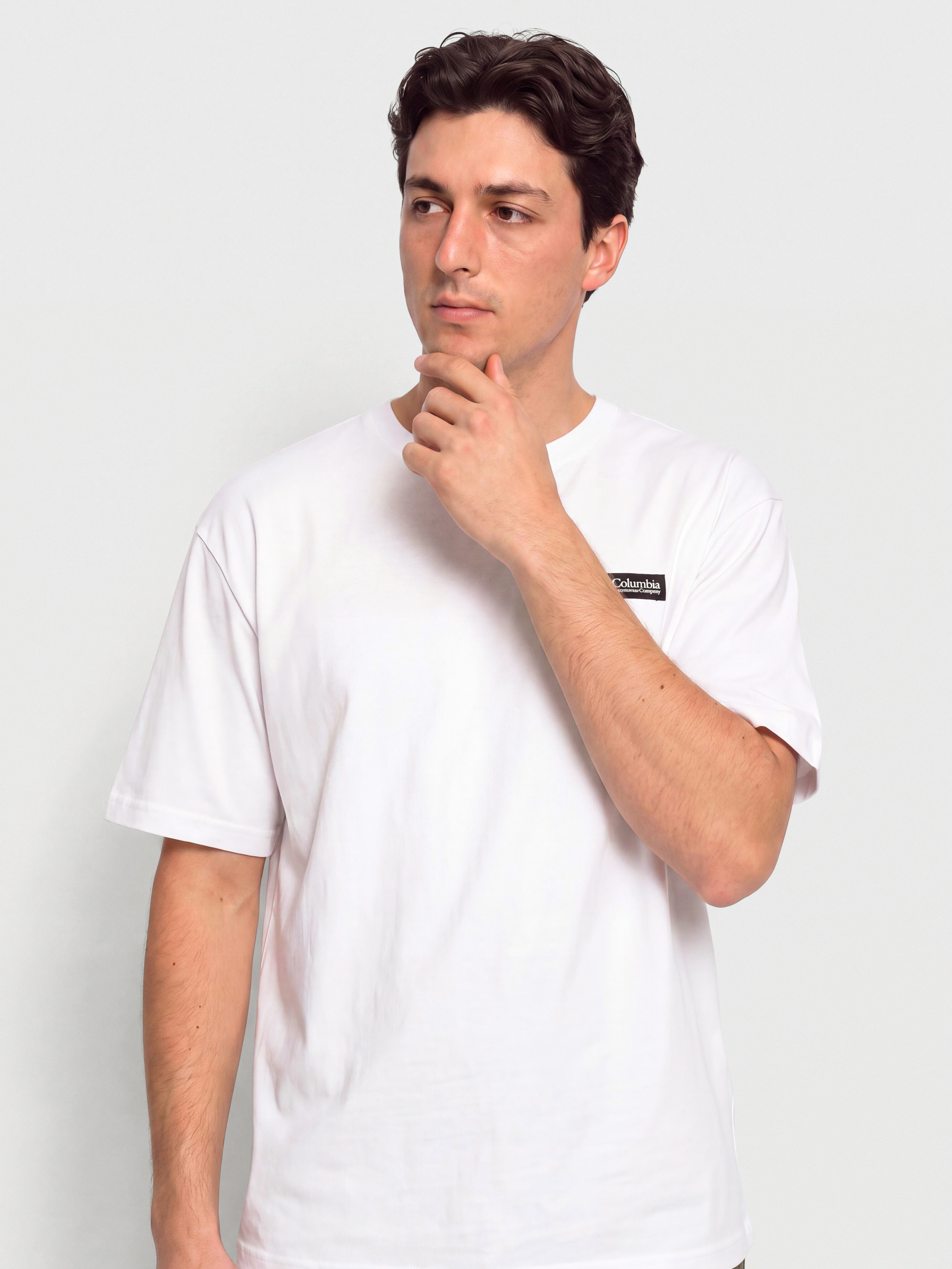 Тениска Columbia CSC Heavyweight Iconic (white/csc box logo)