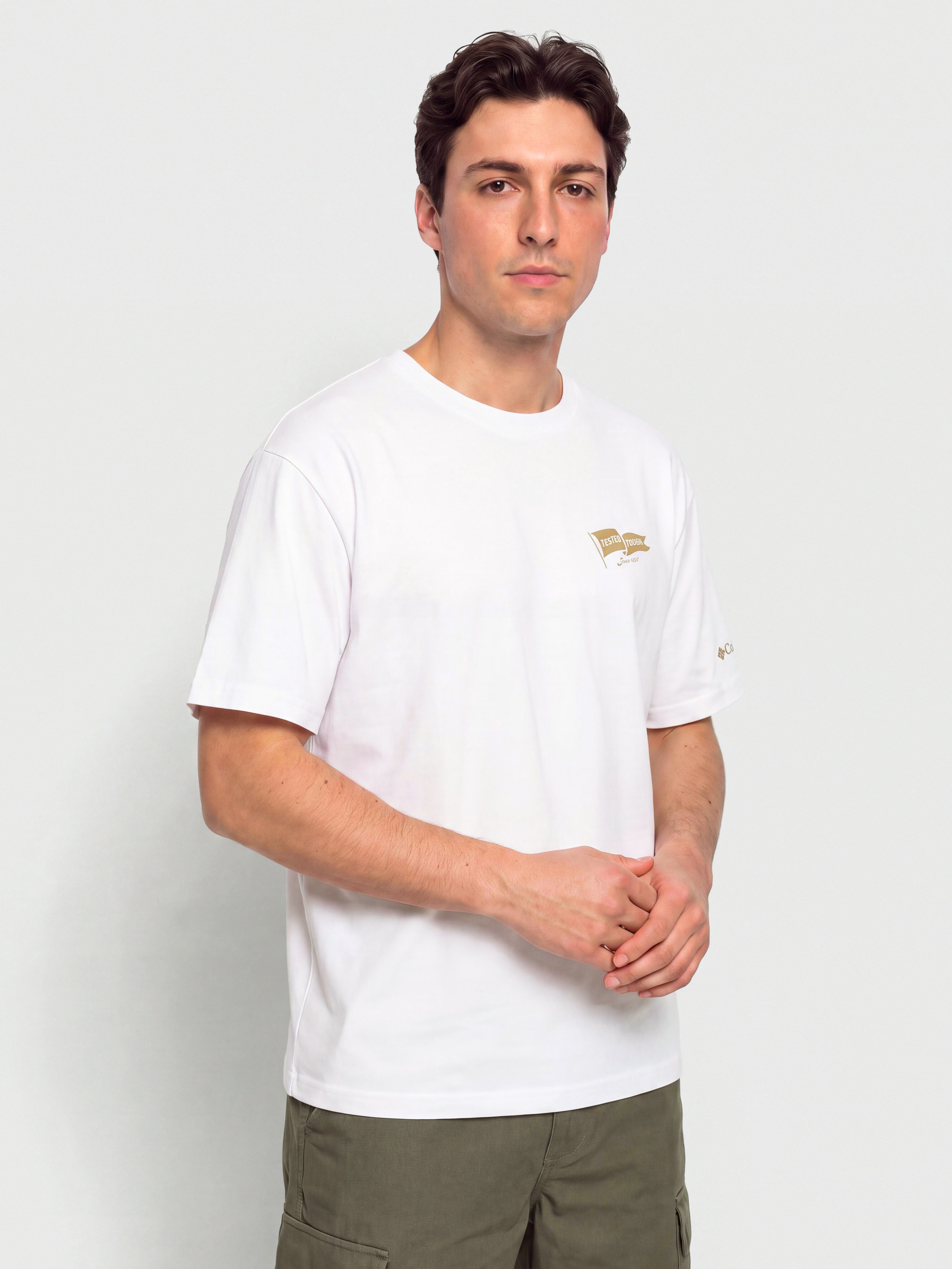 Тениска Columbia CSC Heavyweight Back Graphic (white/heritage)