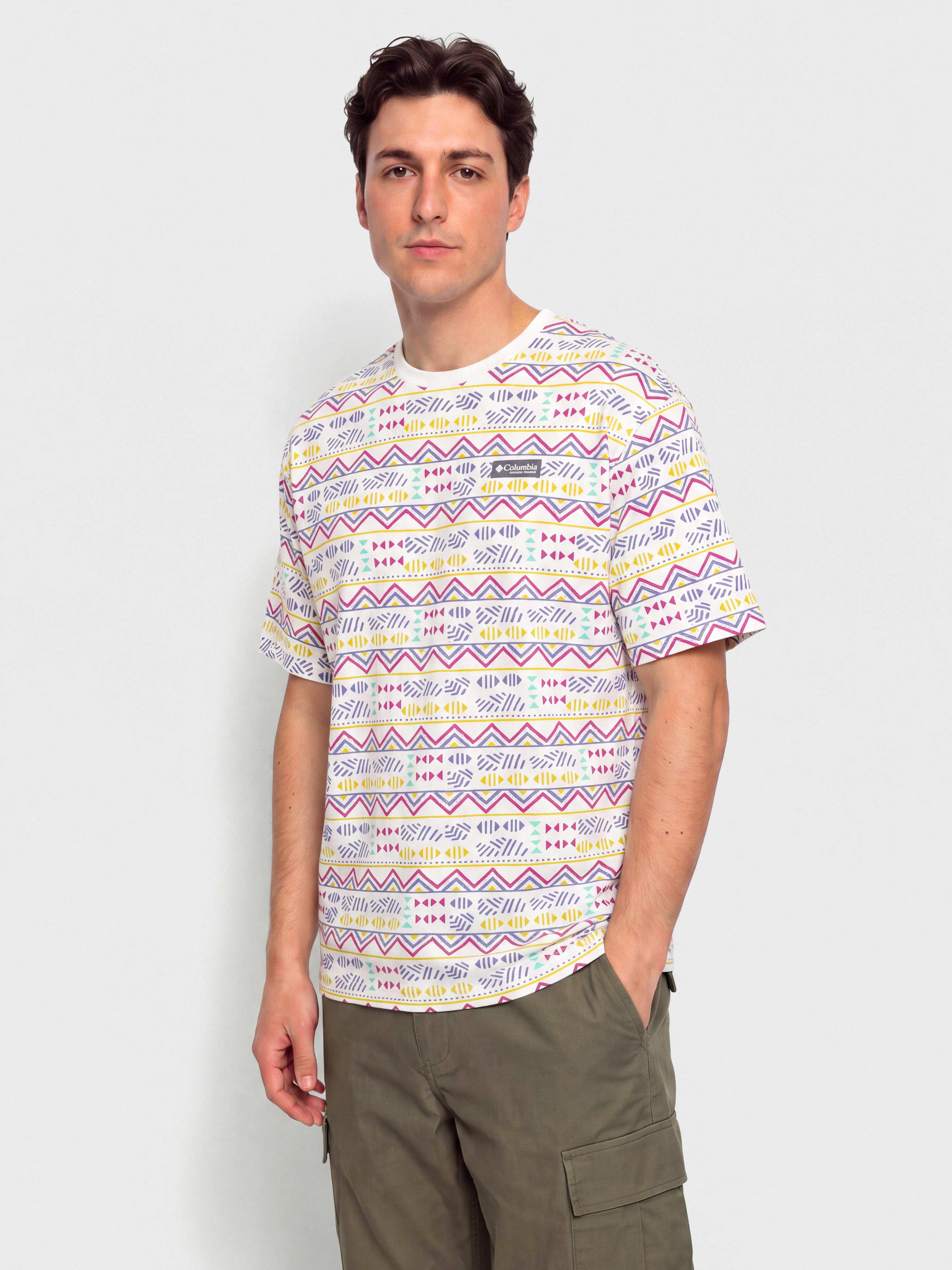 Тениска Columbia CSC Heavyweight Printed (sea salt/horizons)