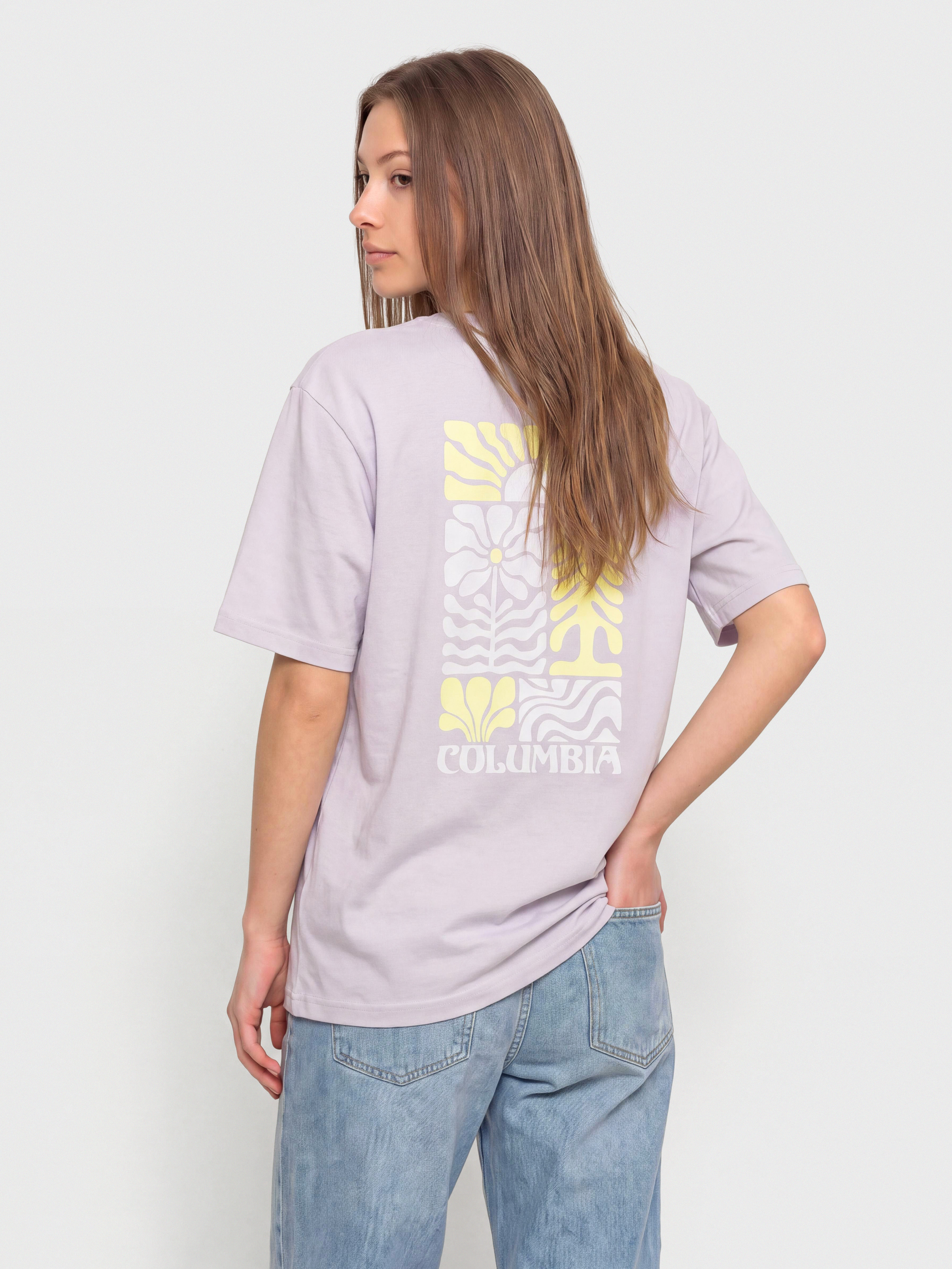 u0422u0435u043du0438u0441u043au0430 Columbia Rolling Bend Graphic Oversized Wmn (lavender pearl/floral groove)