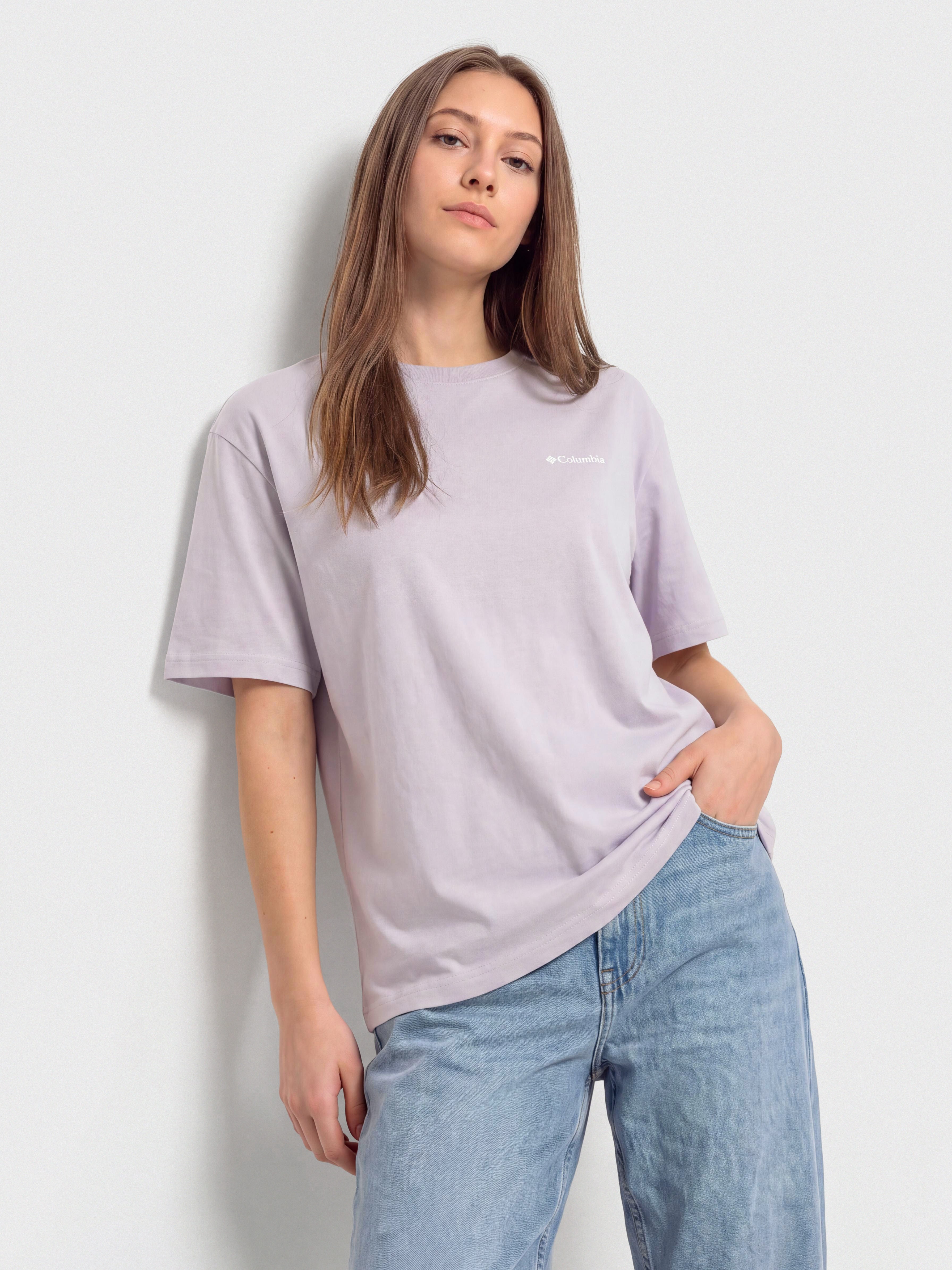 Тениска Columbia Rolling Bend Graphic Oversized Wmn (lavender pearl/floral groove)